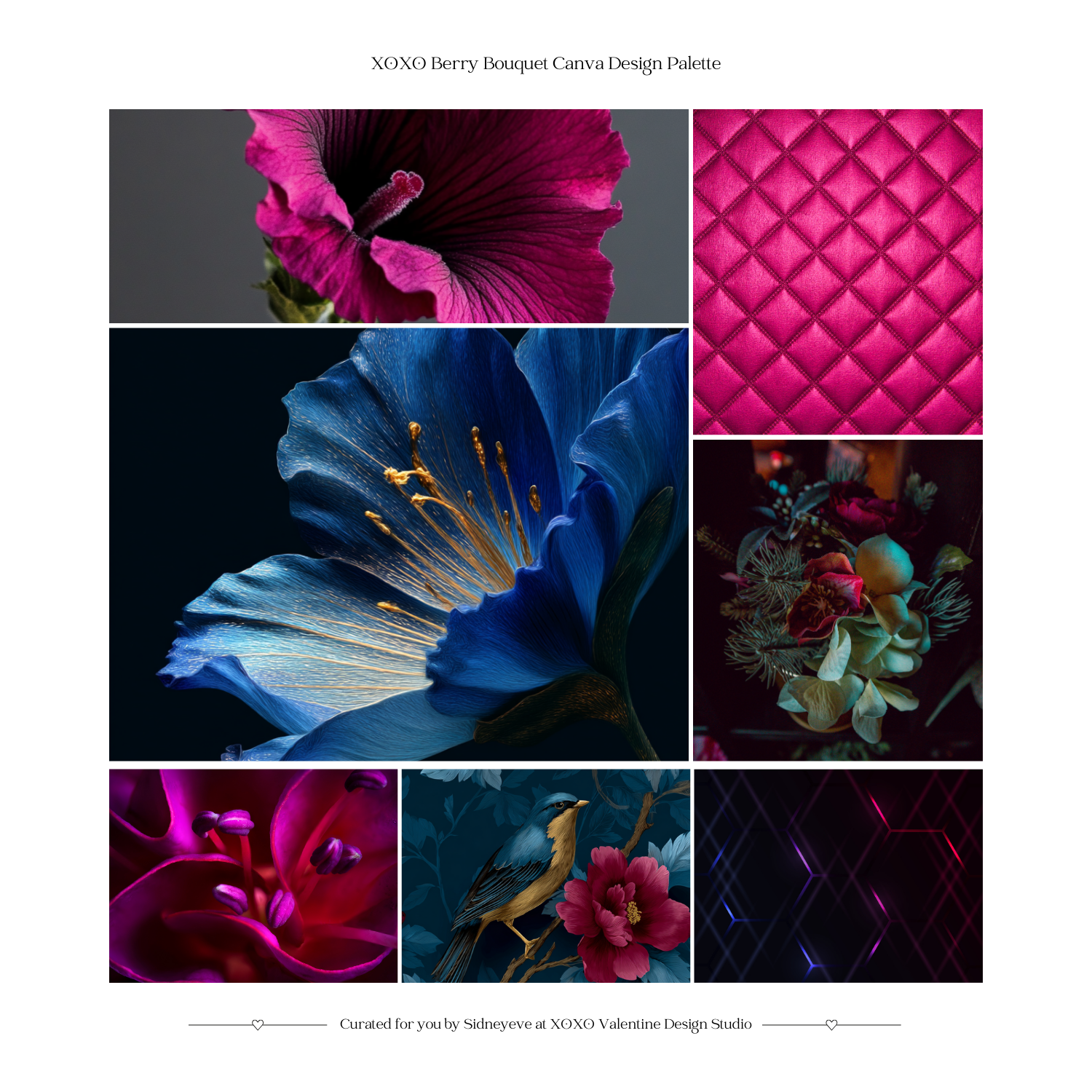 Berry Bouquet Canva Design Assets