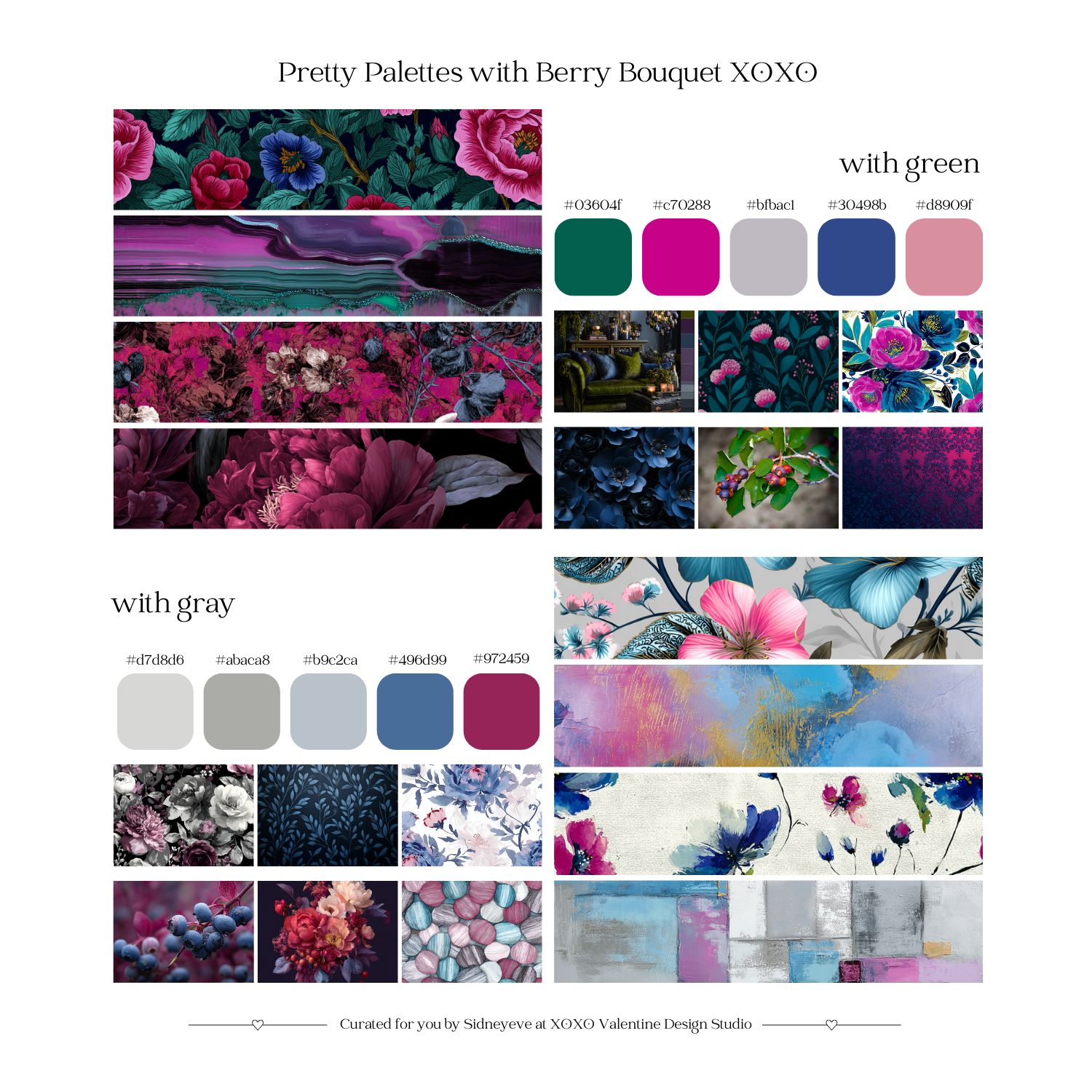 Berry Bouquet Canva Design Assets