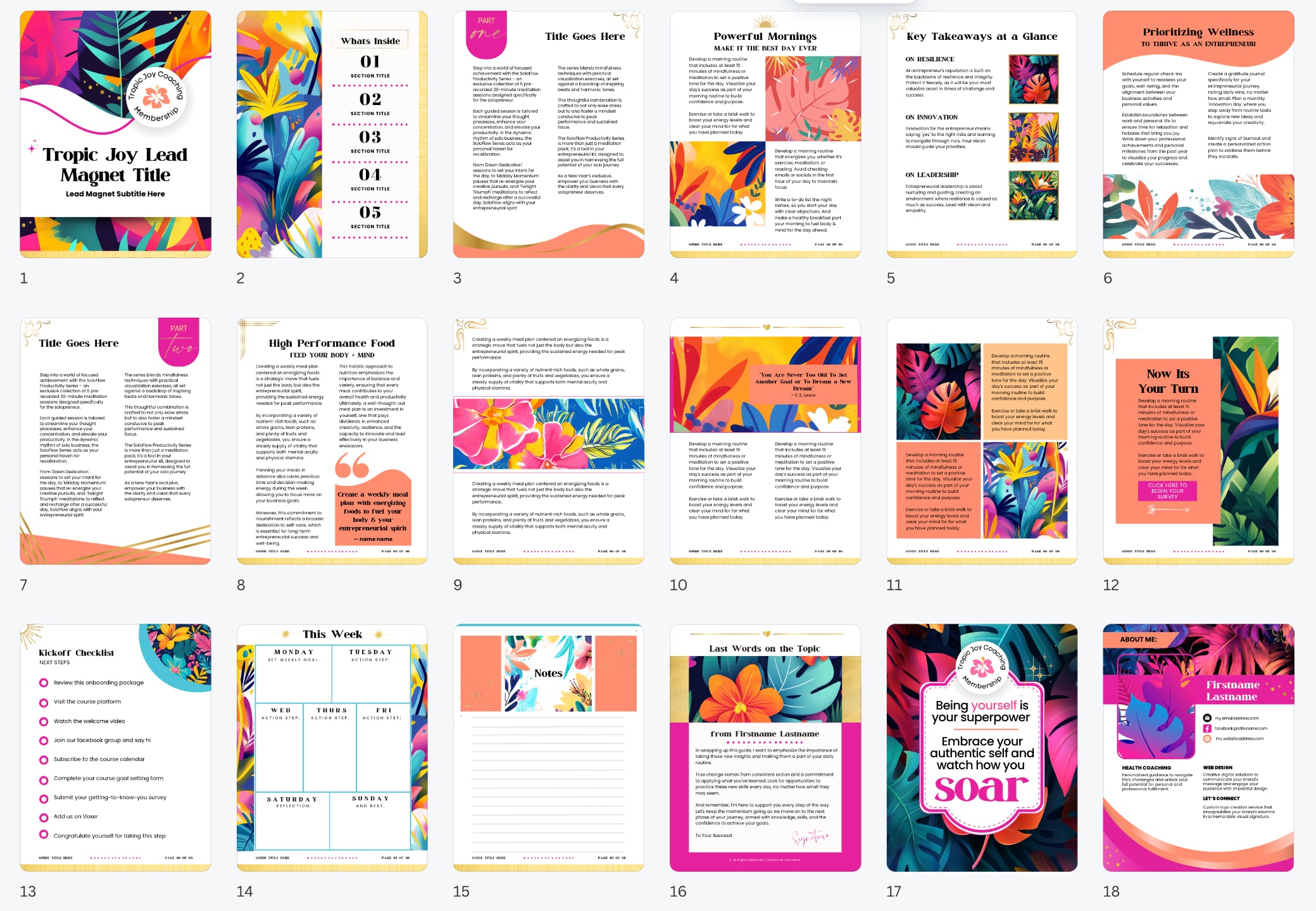 The Tropic Joy Collection