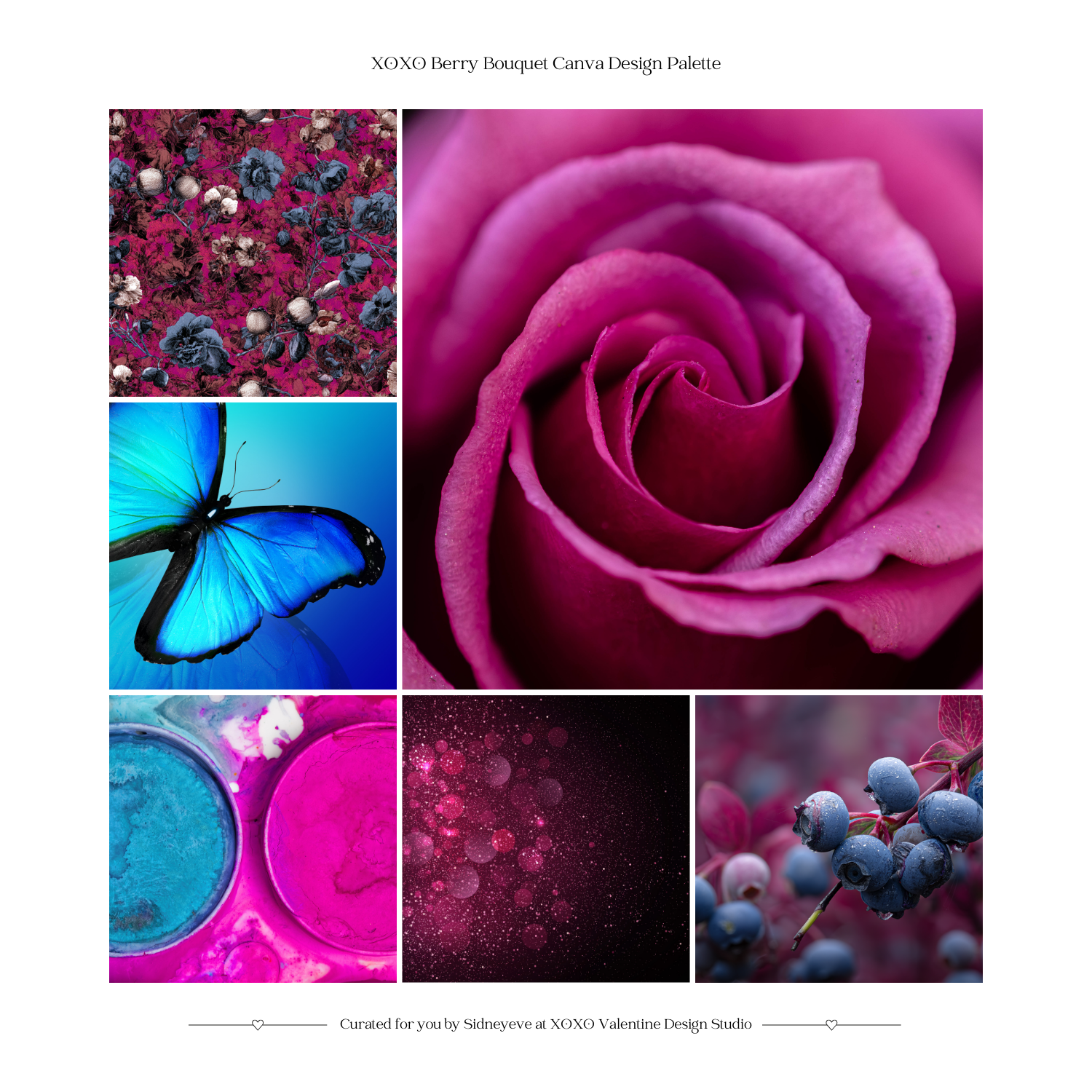 Berry Bouquet Canva Design Assets