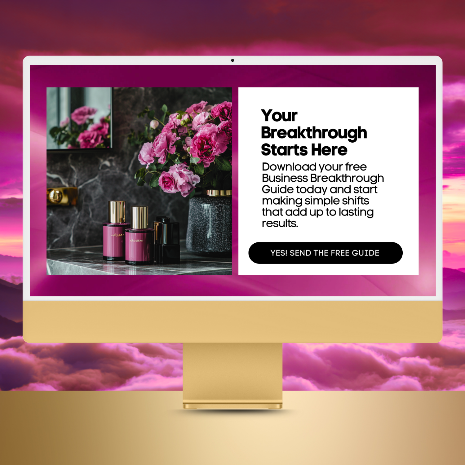 Magenta Muse Canva Pro Luxe Landing Page
