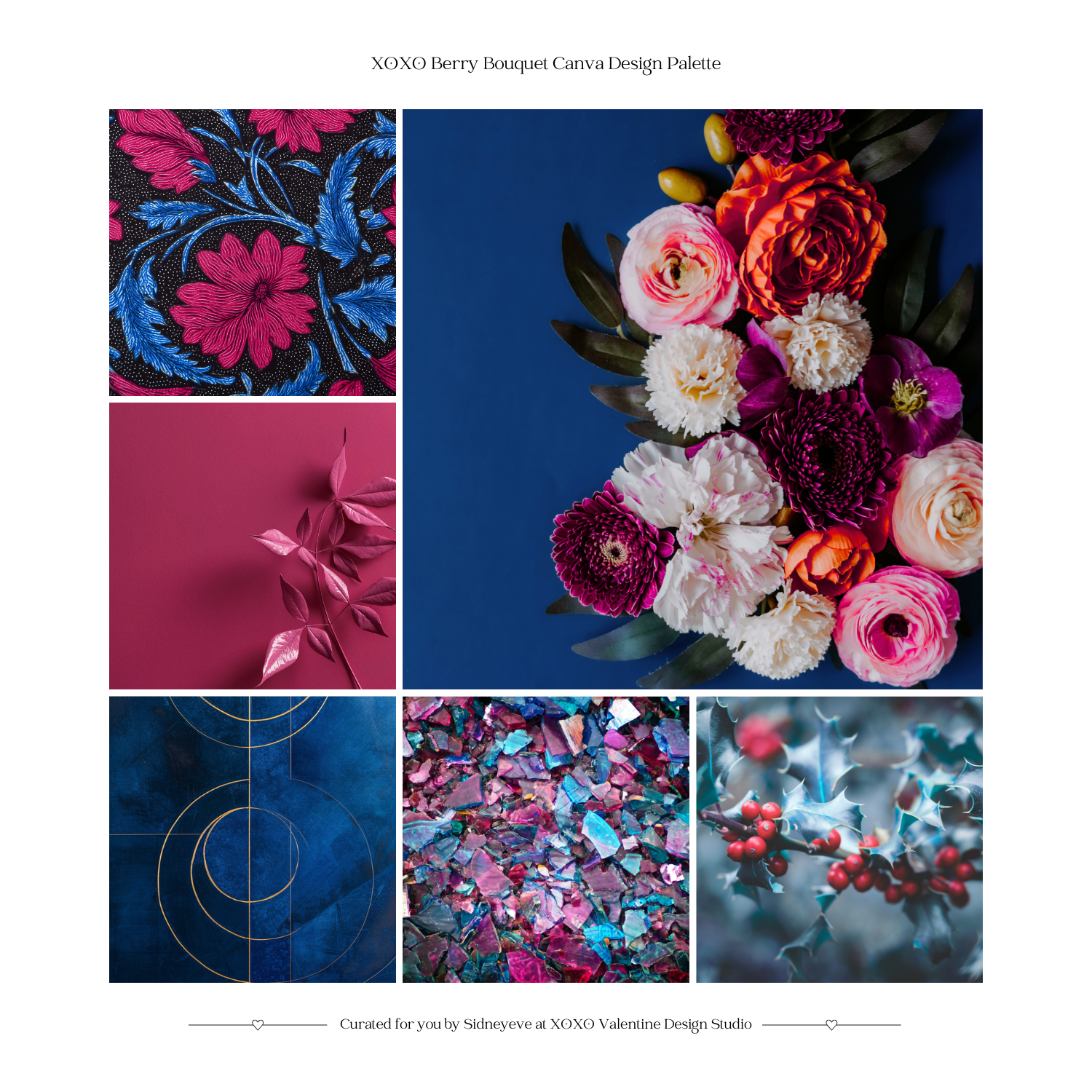 Berry Bouquet Canva Design Assets