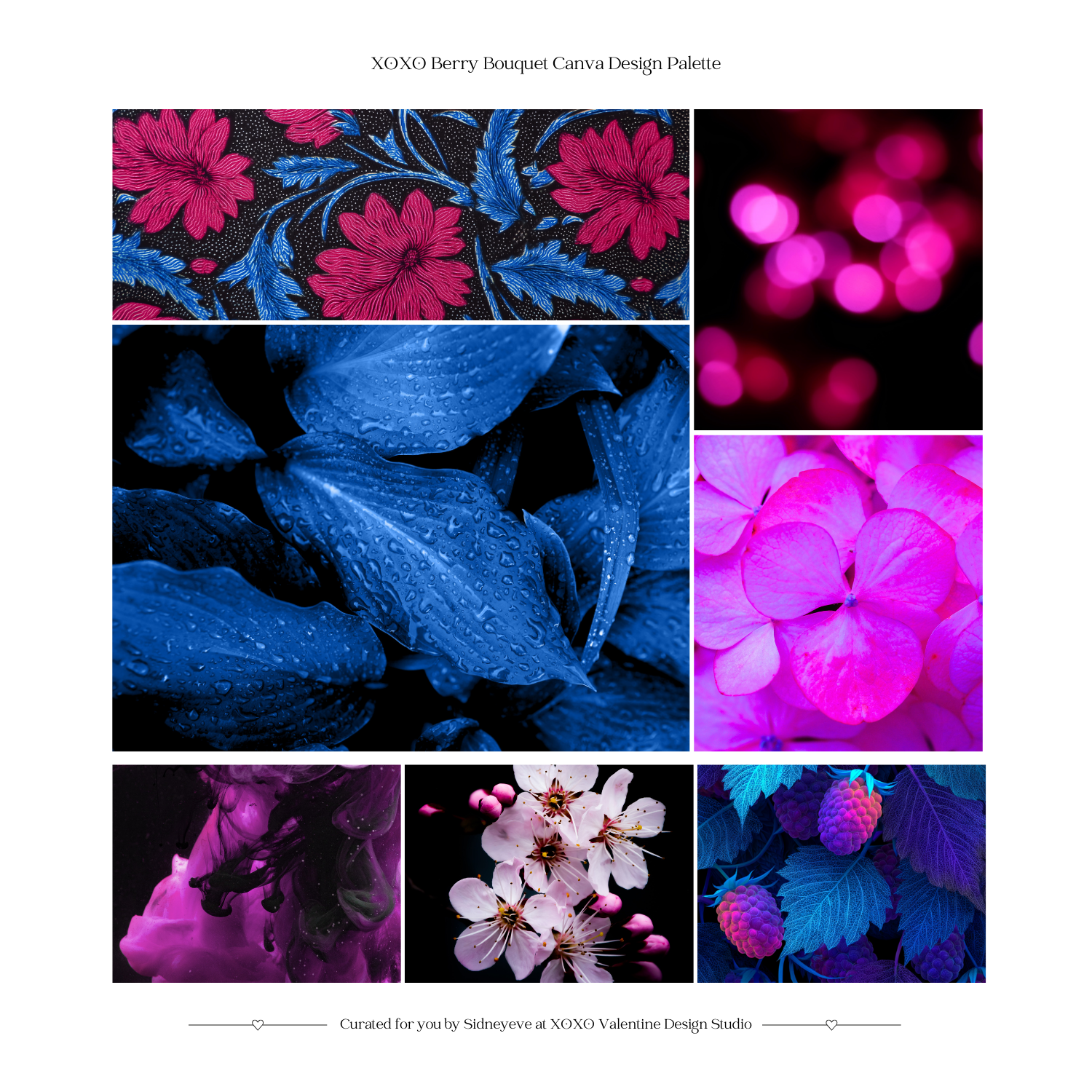 Berry Bouquet Canva Design Assets
