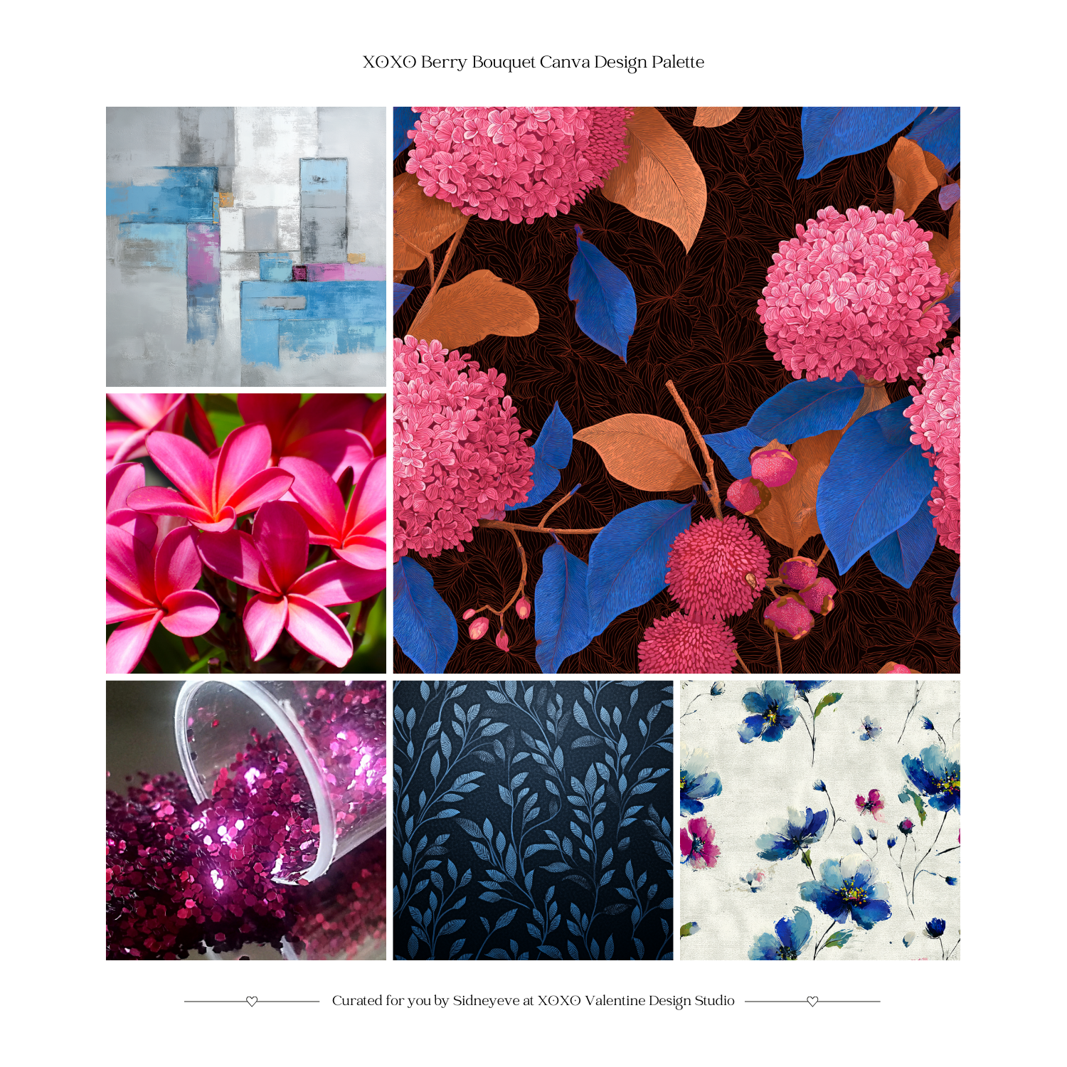 Berry Bouquet Canva Design Assets