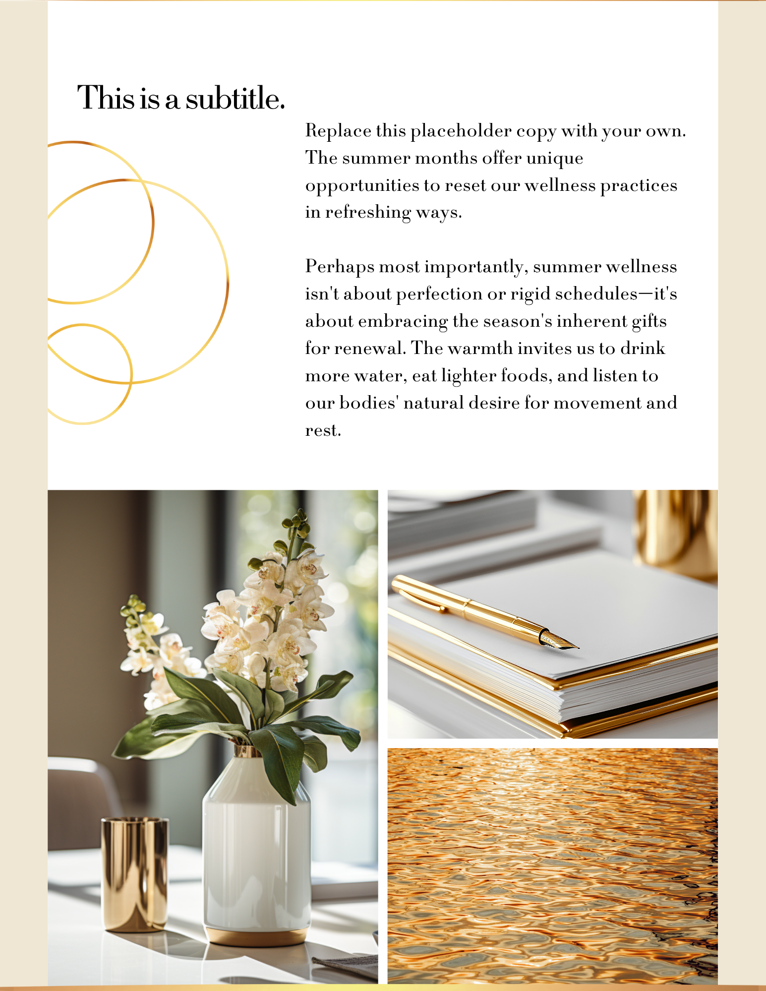 Gilded Summer Collection