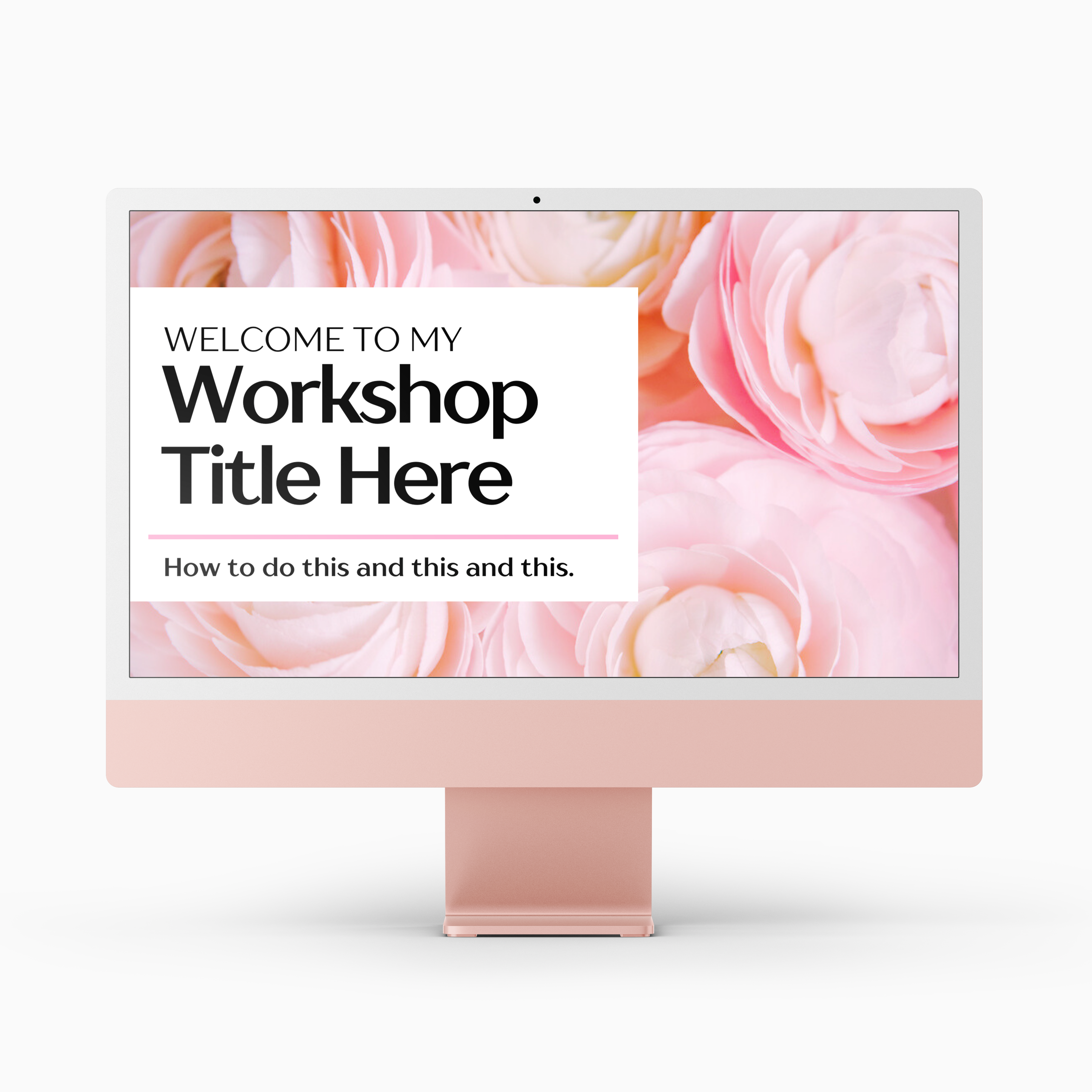 Pastel Pink Spring Workshop Kit