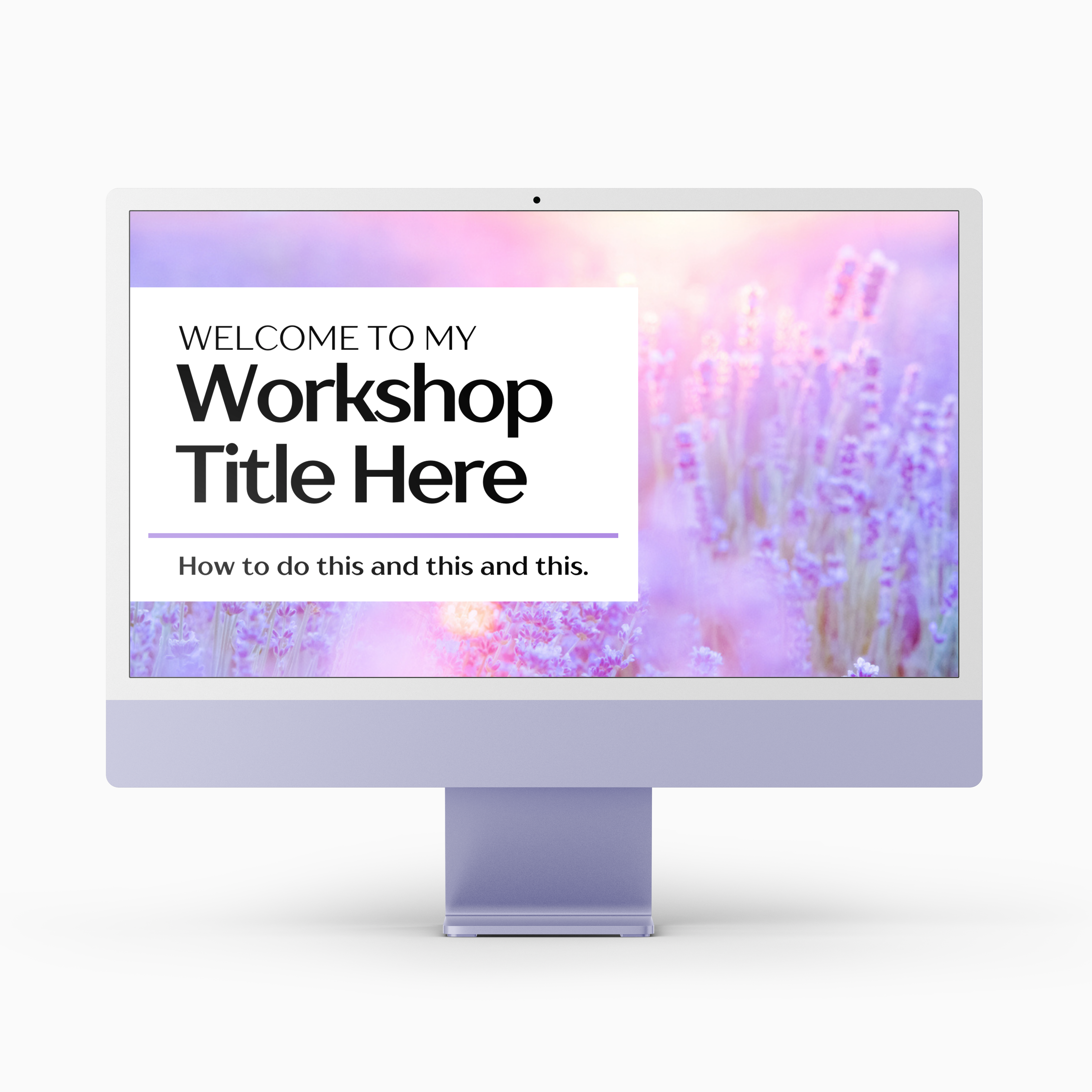 Violet Spring Workshop Kit