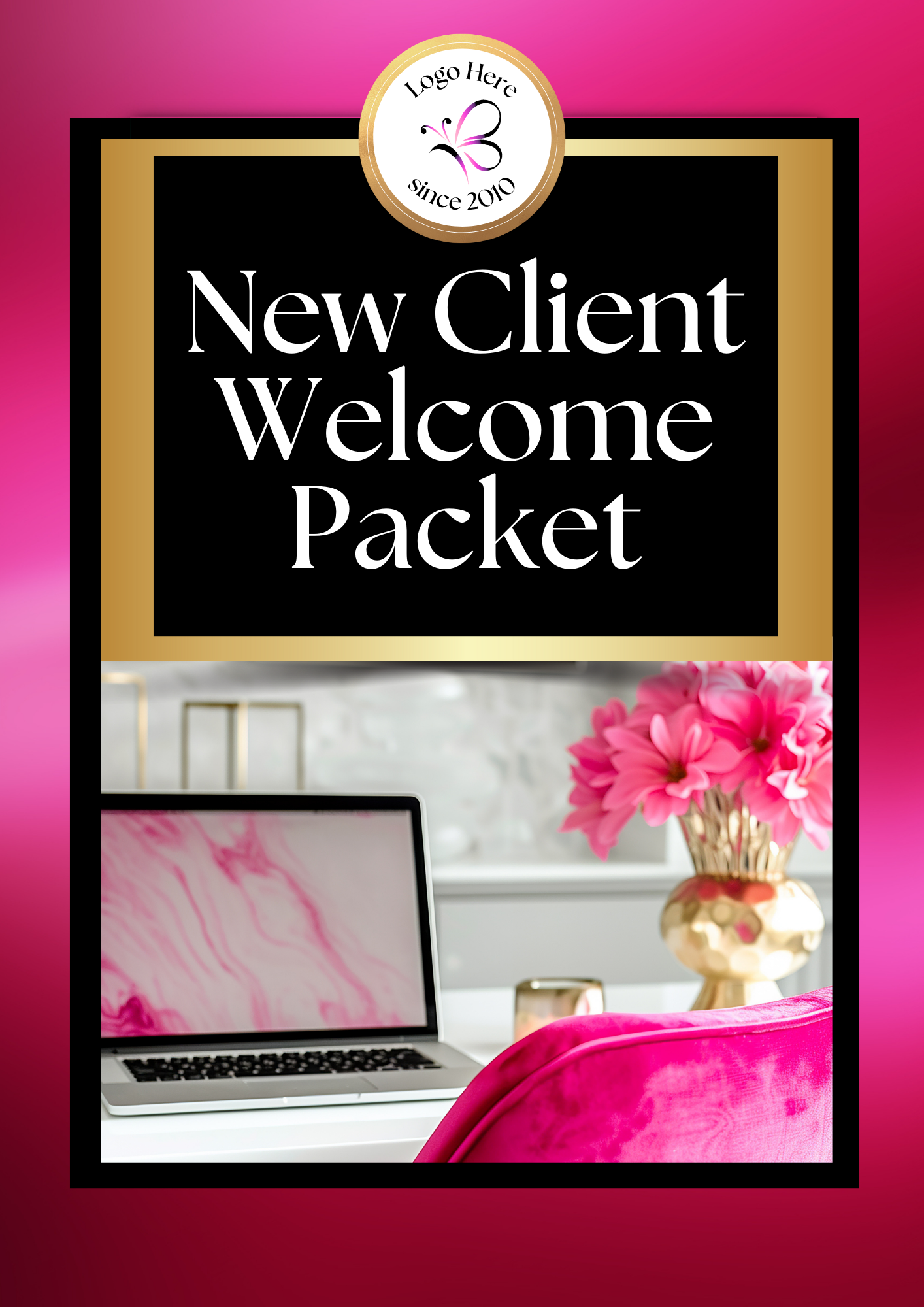New Client Welcome: Raspberry Noir Collection.