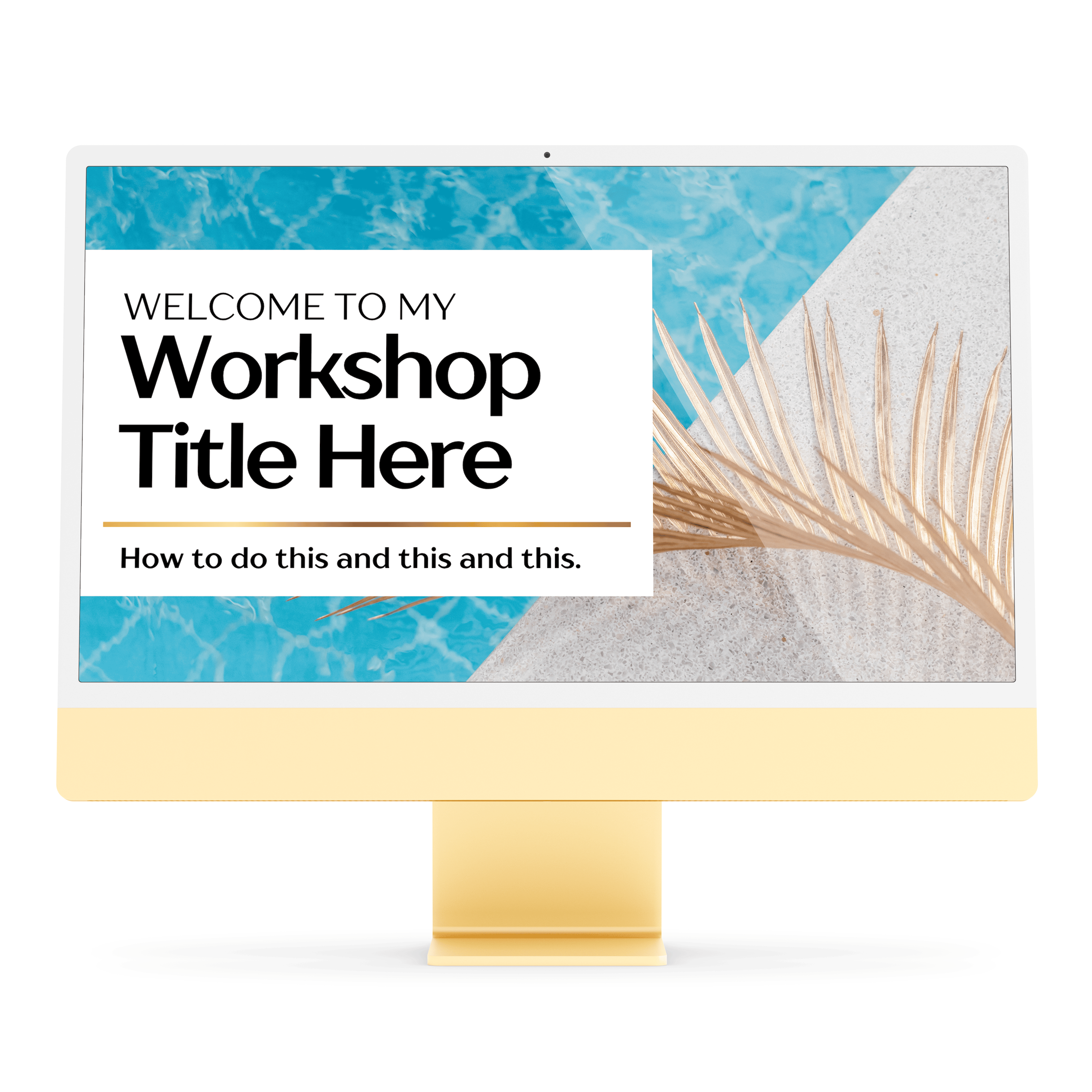 Aqua Gold Summer Workshop Kit