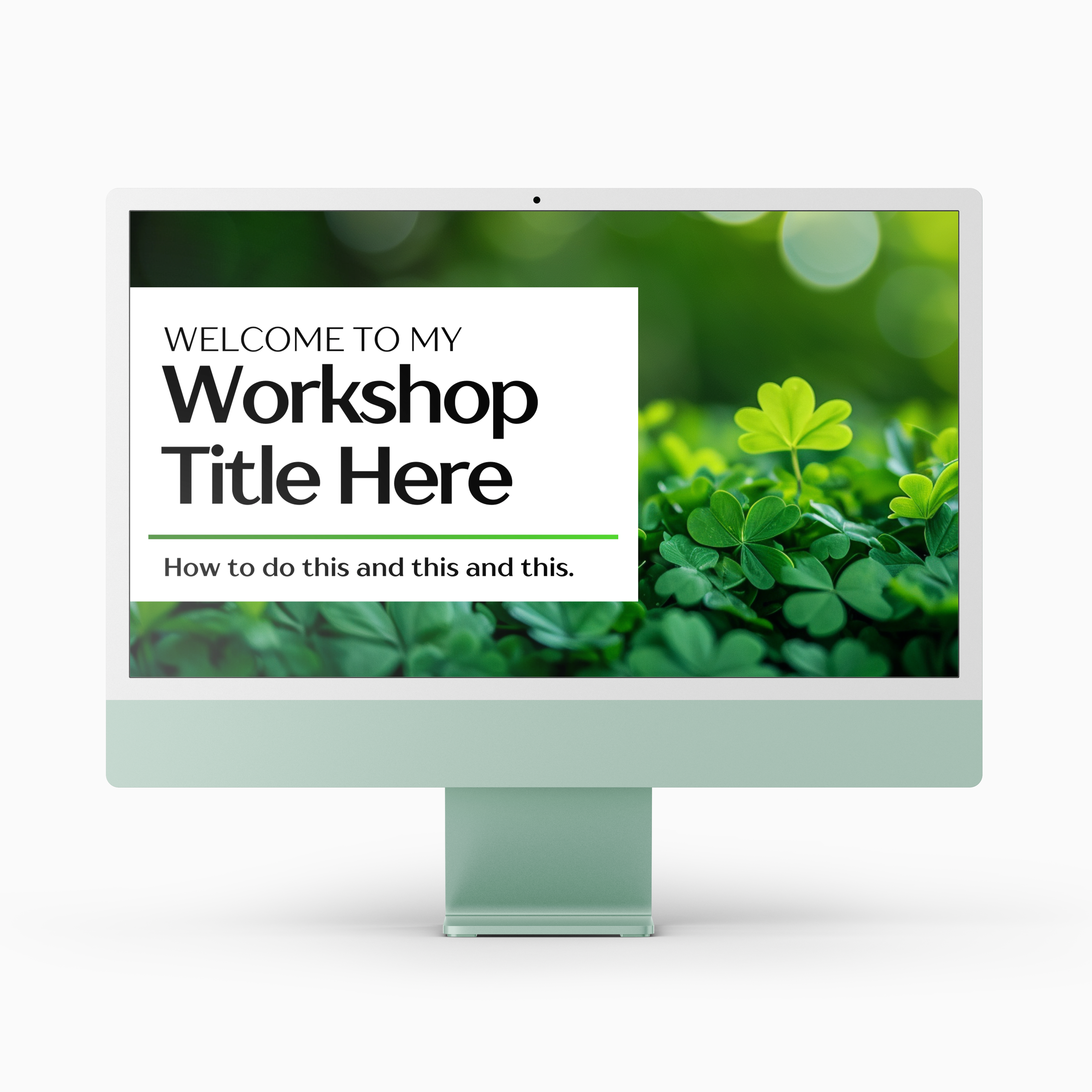 Green Spring Workshop Kit