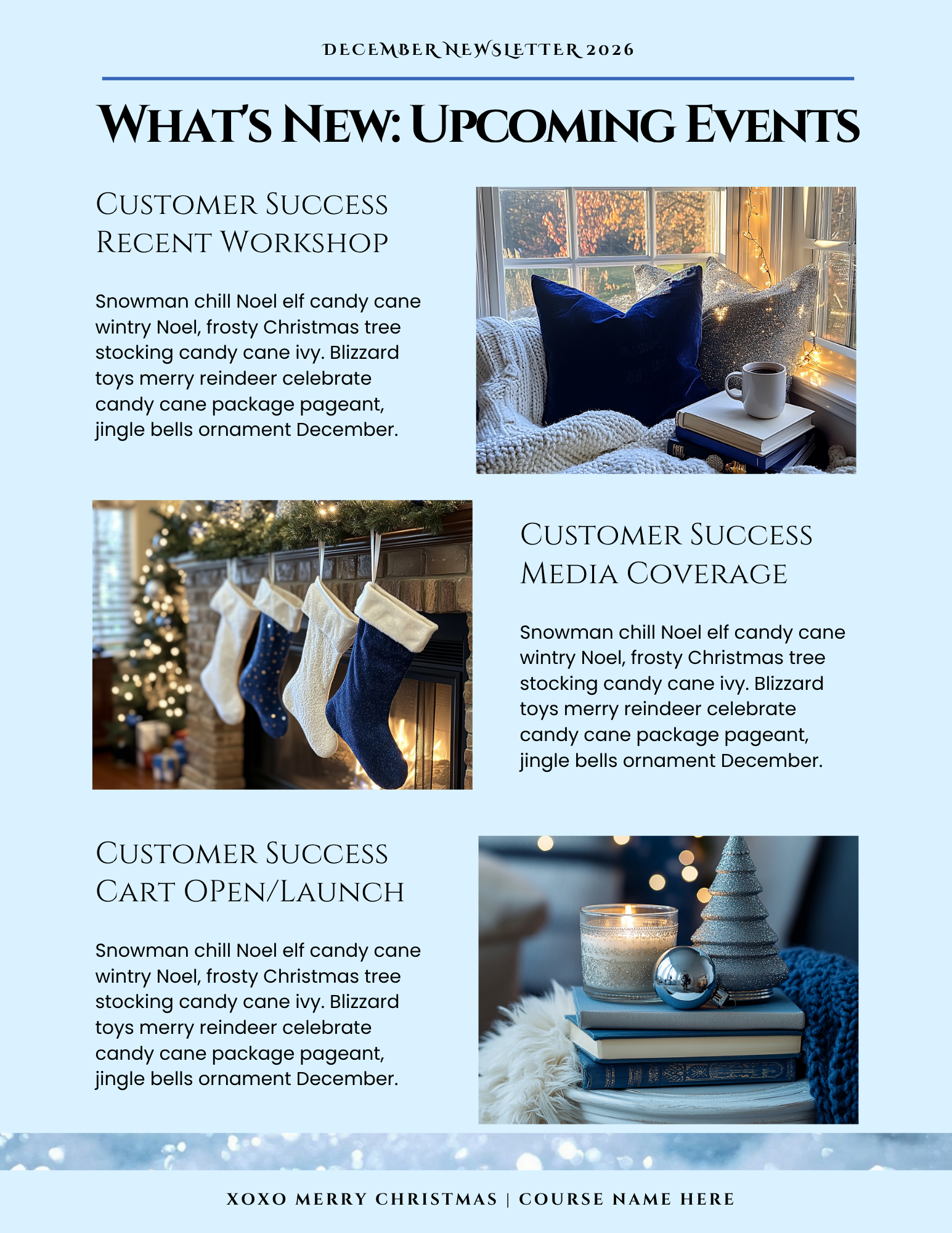 Blue Christmas Collection