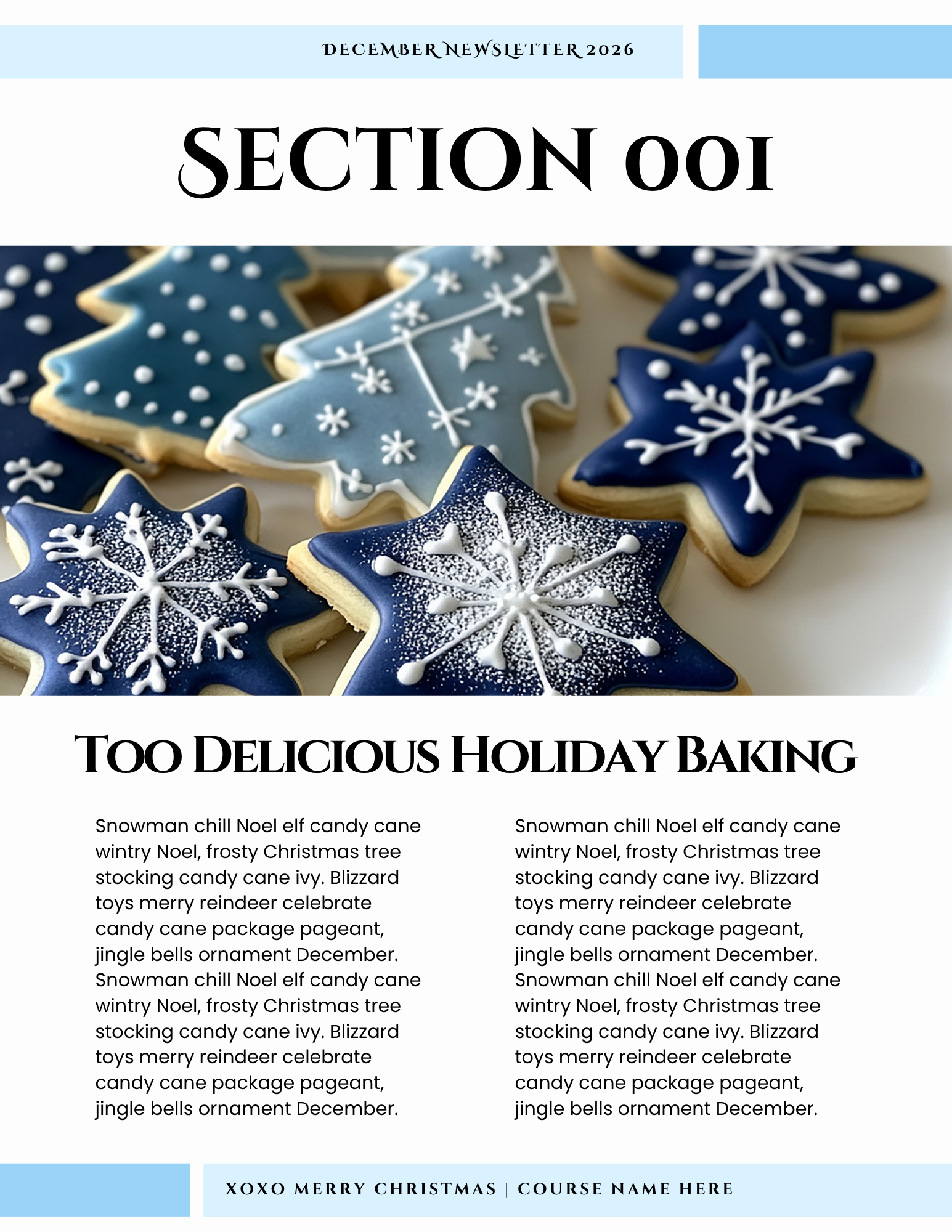 Blue Christmas Collection