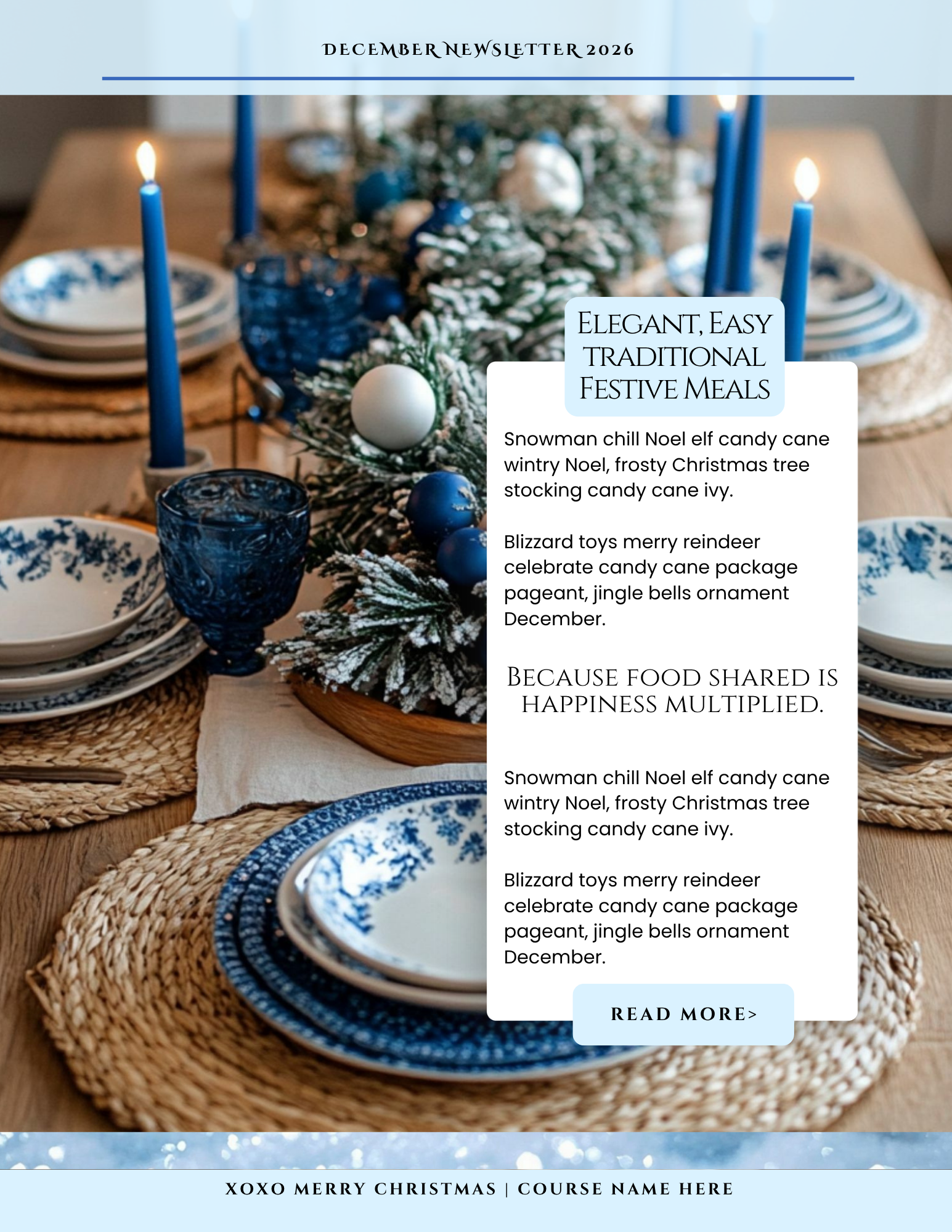 Blue Christmas Collection