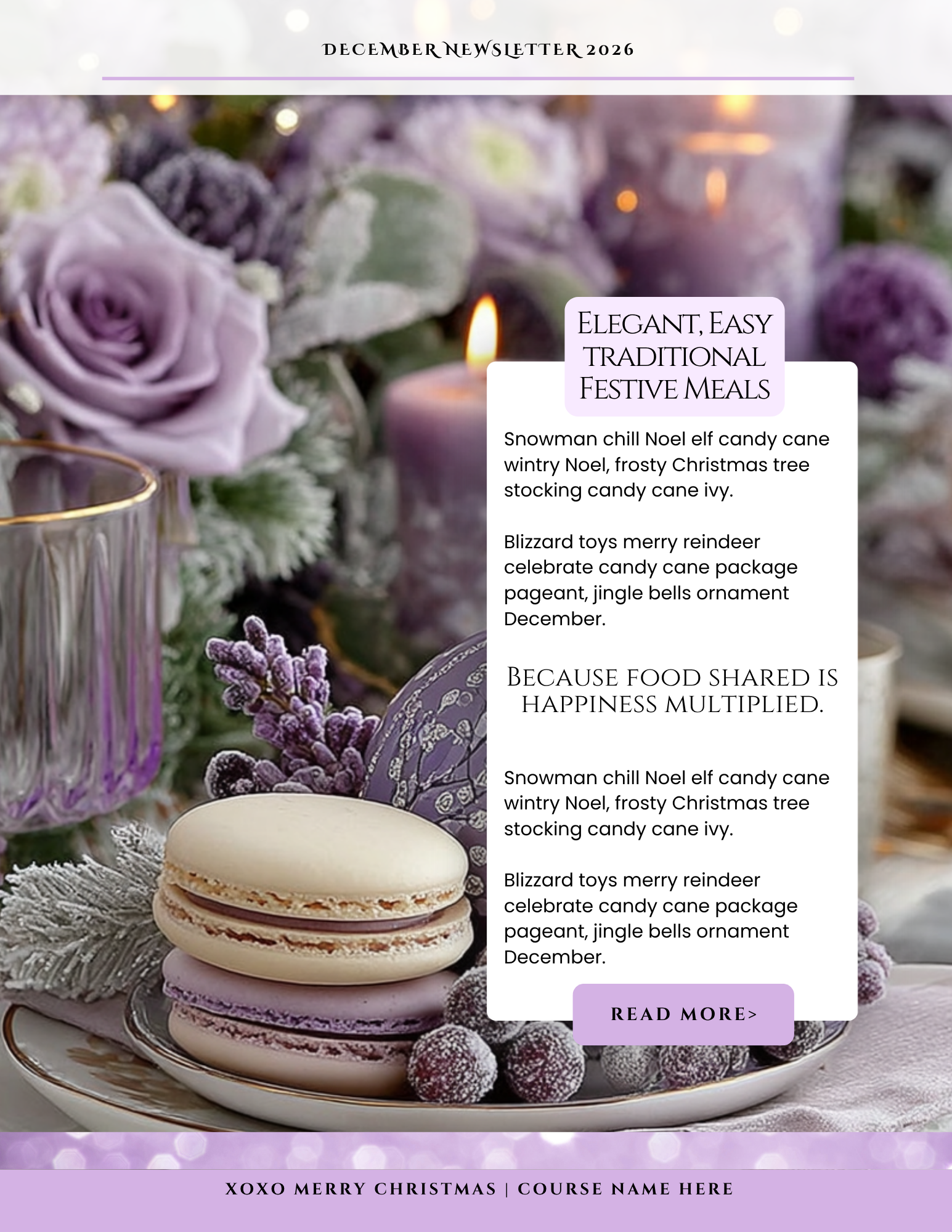 Purple Christmas Collection