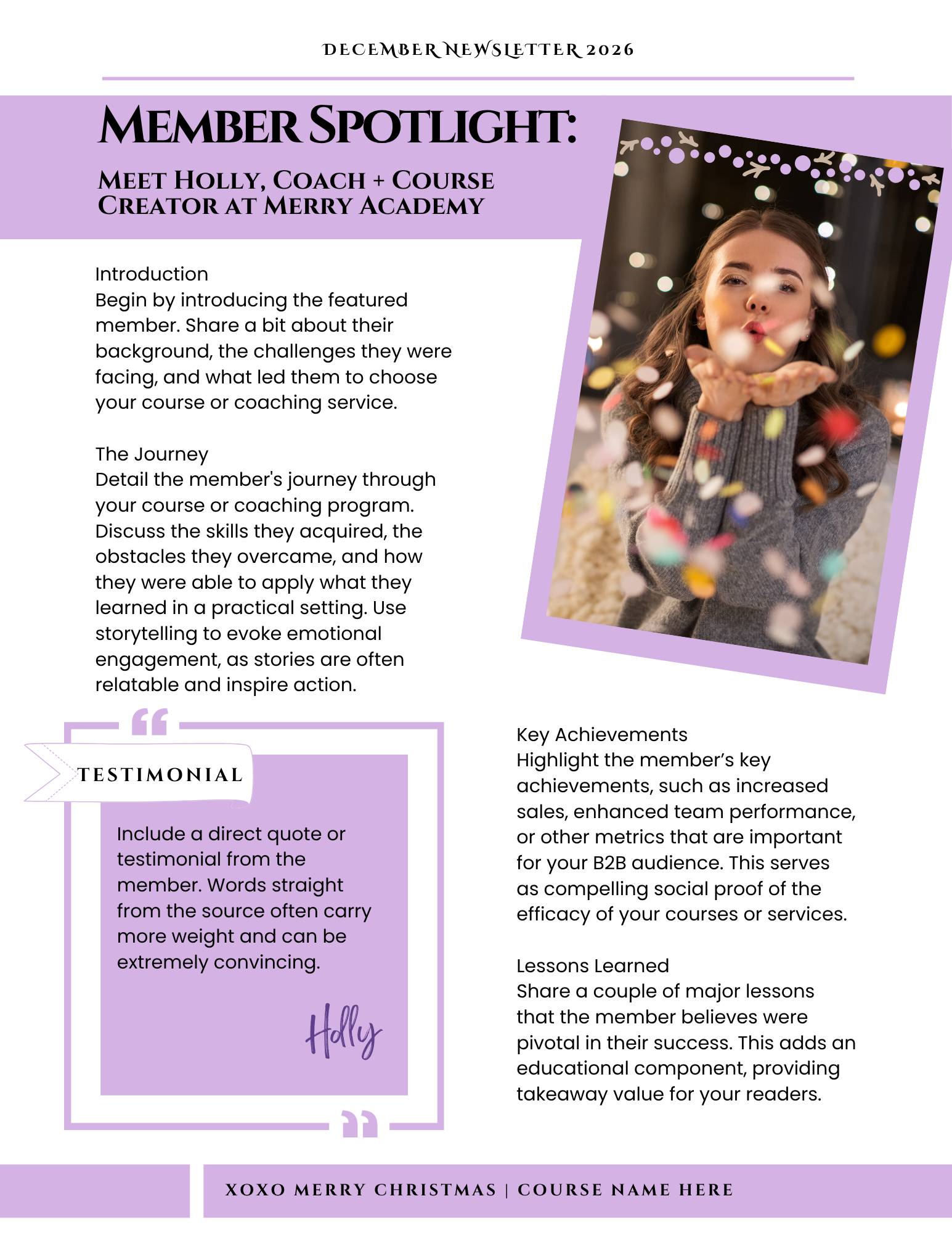 Purple Christmas Collection