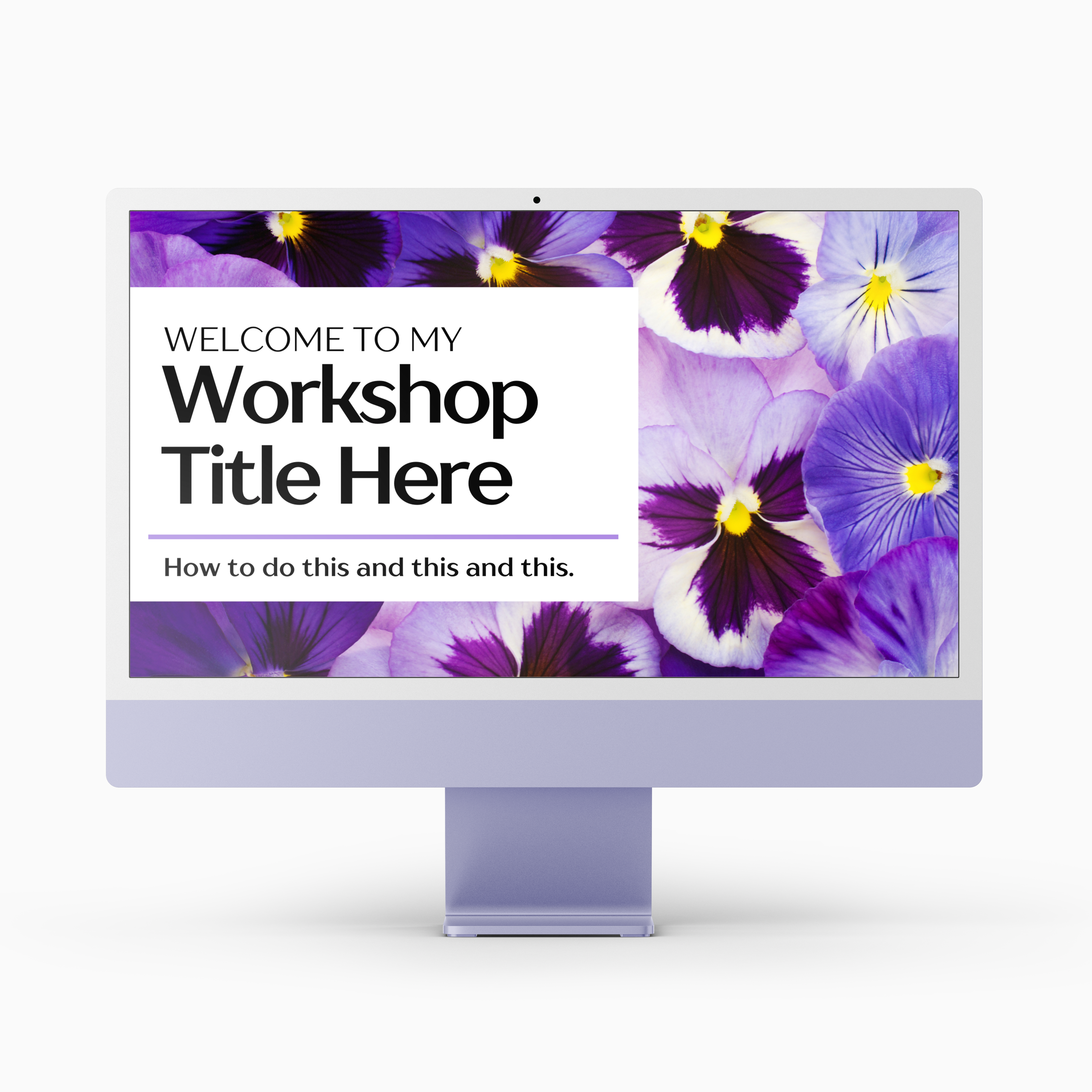 Purple Spring Workshop Kit