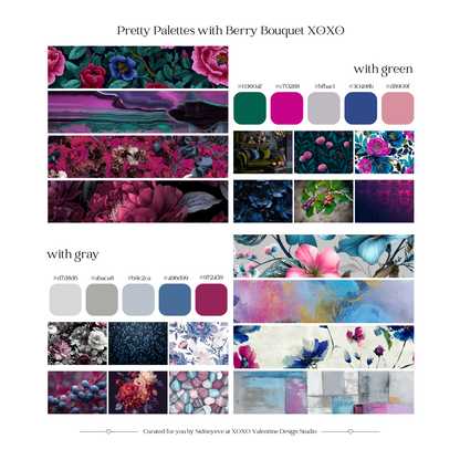 Berry Bouquet Canva Design Assets