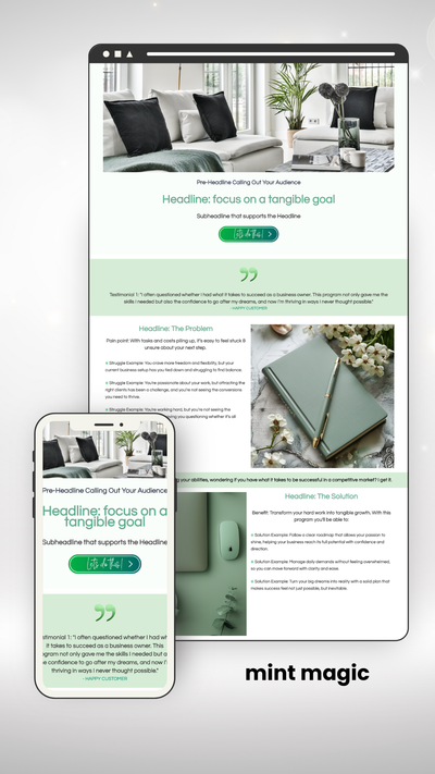 MemberVault Long Form Sales Page Template