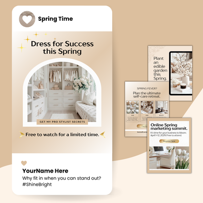 Beige Spring Workshop Kit