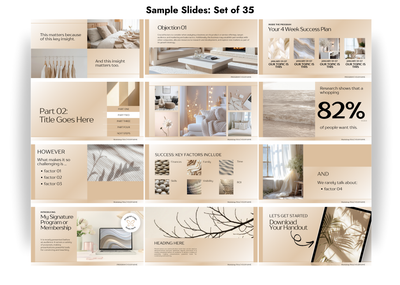 Beige Spring Workshop Kit