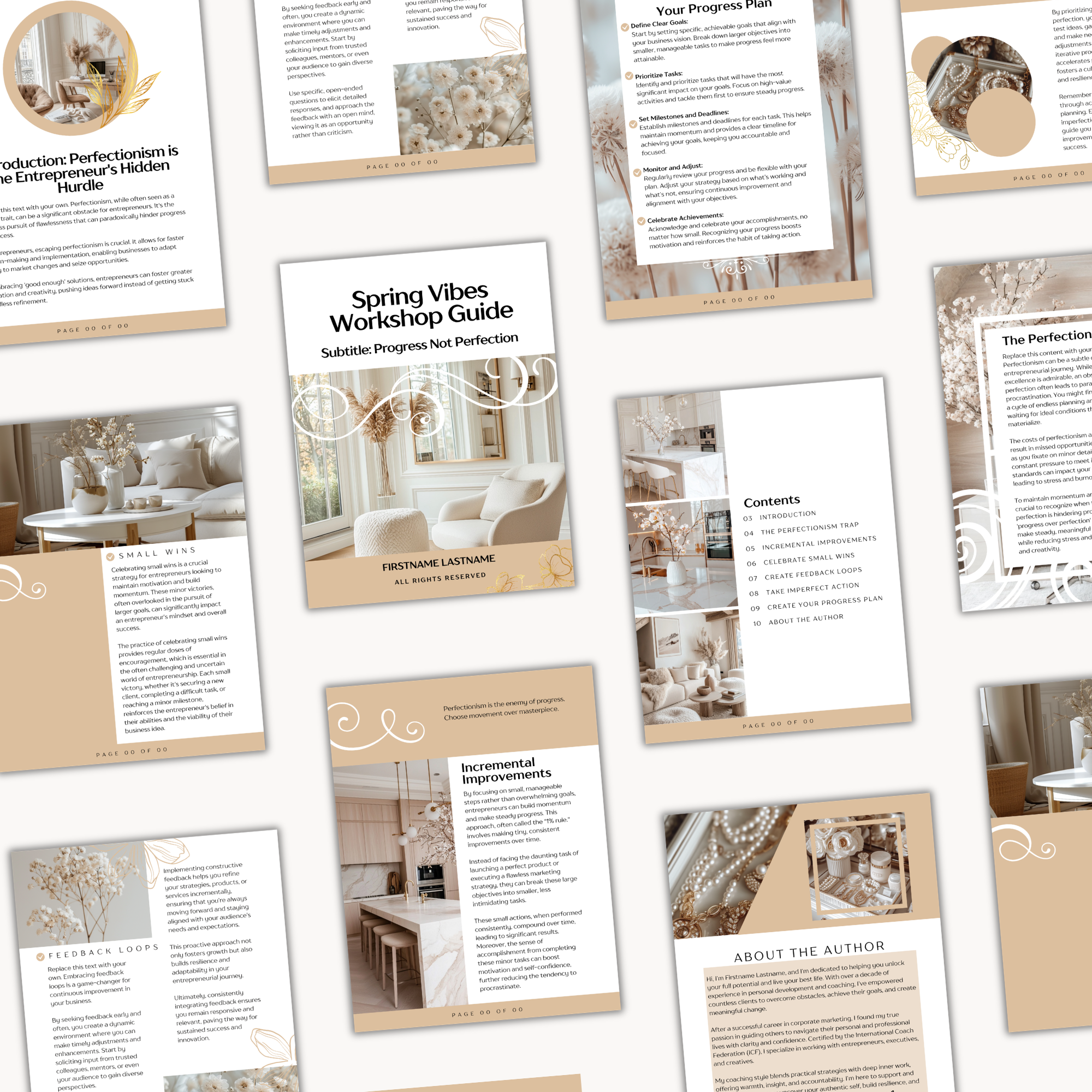 Beige Spring Workshop Kit