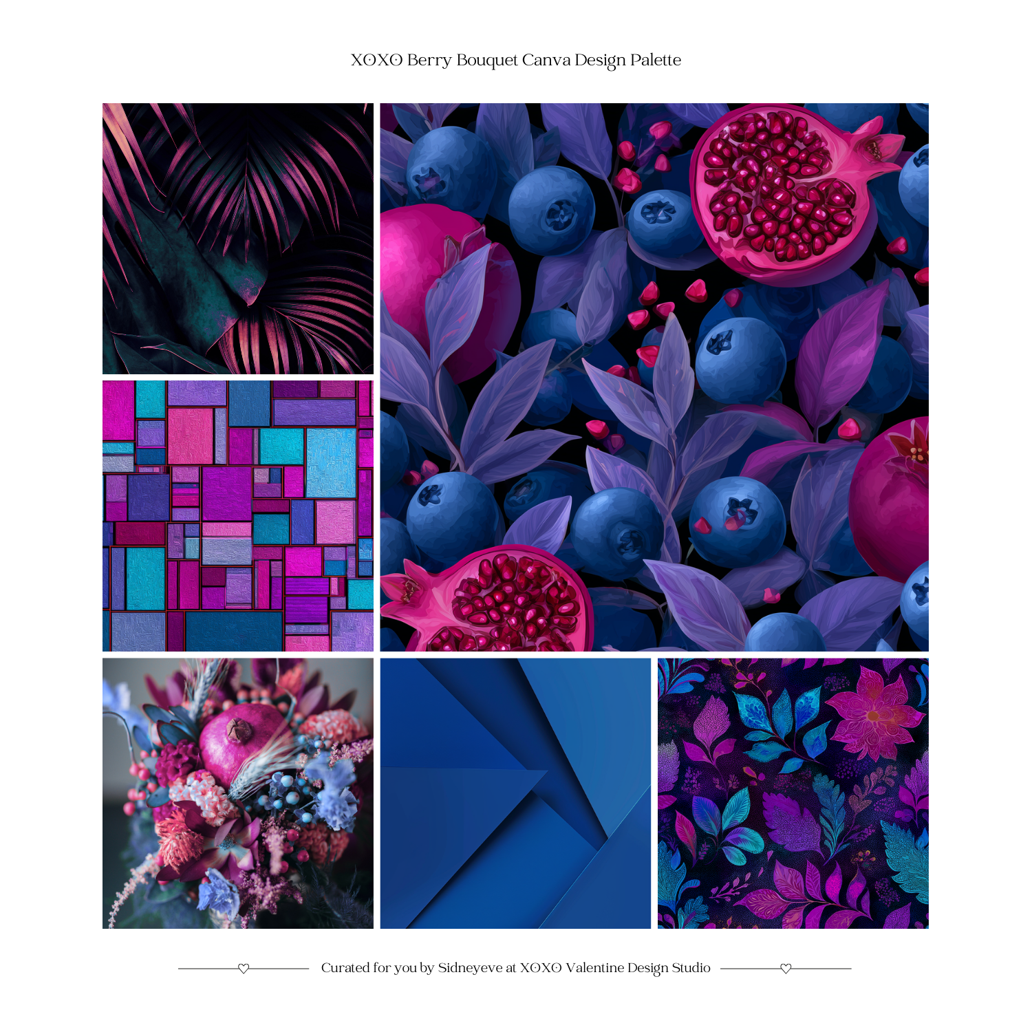 Berry Bouquet Canva Design Assets