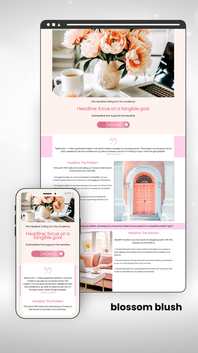 MemberVault Long Form Sales Page Template