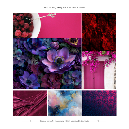 Berry Bouquet Canva Design Assets