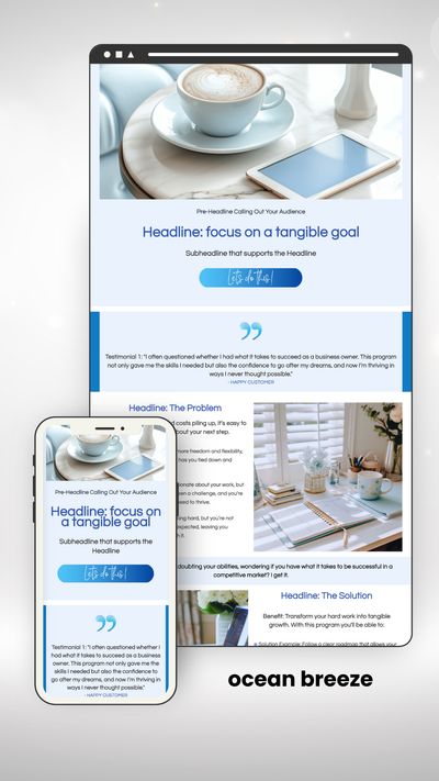 MemberVault Long Form Sales Page Template