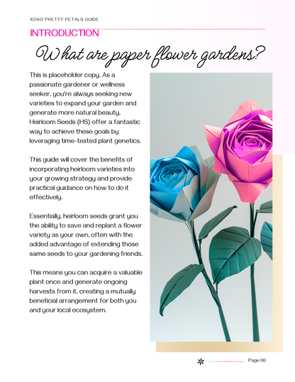 Paper Petals Collection