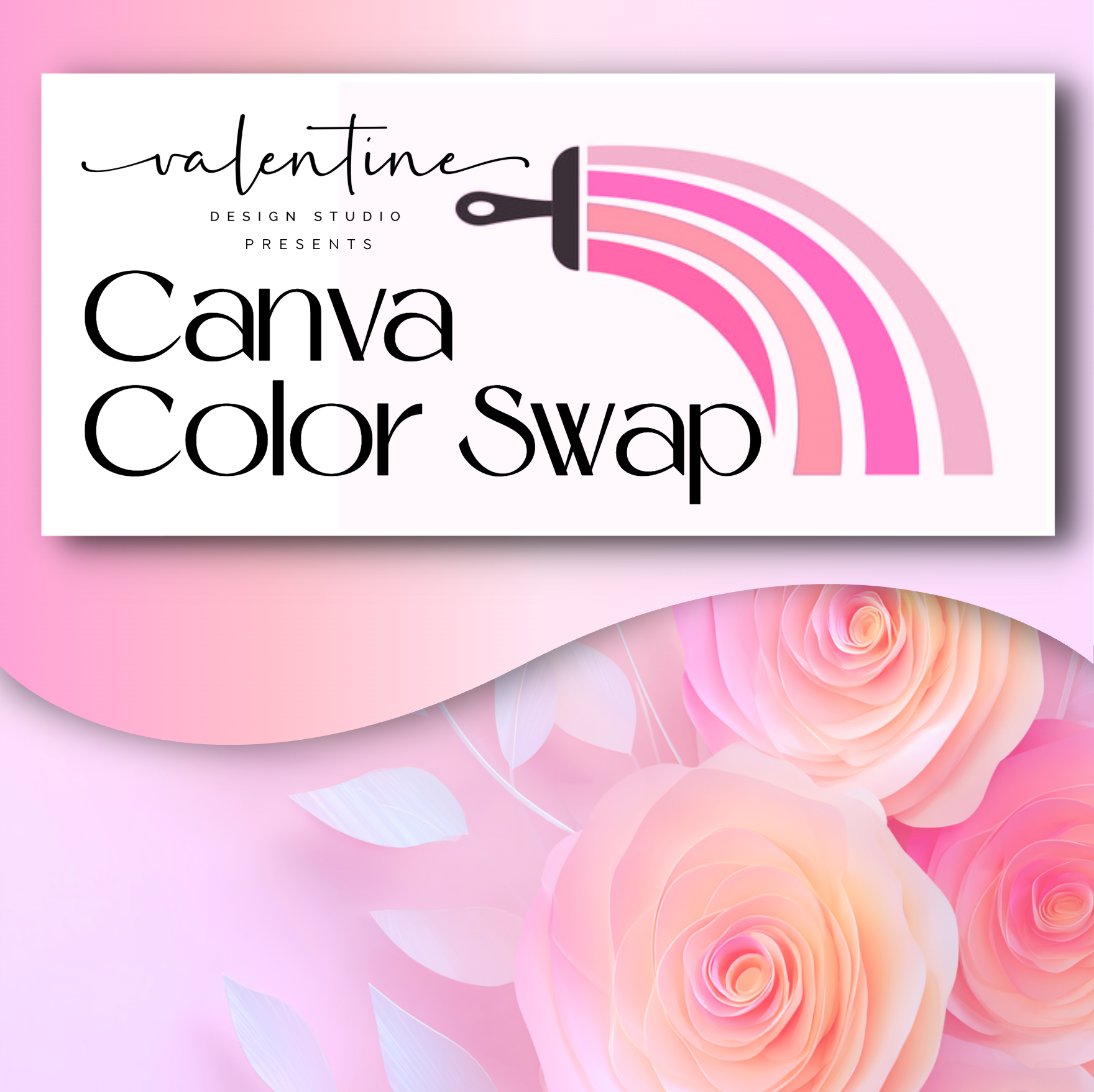 Polished Pink: A Canva Color Swap – XOXO Valentine Design Studio