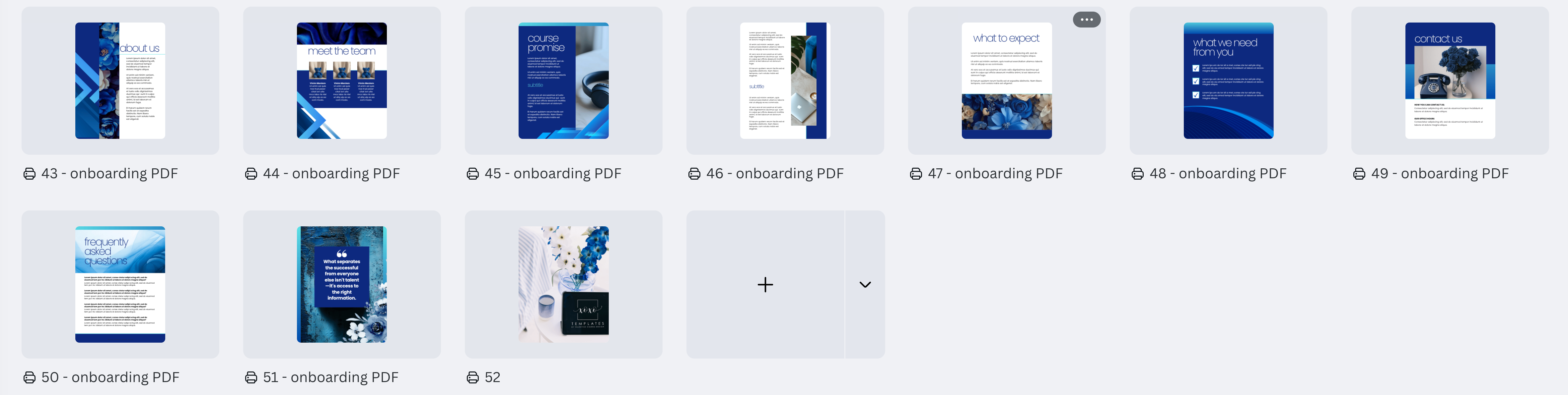 Cobalt Charisma Collection