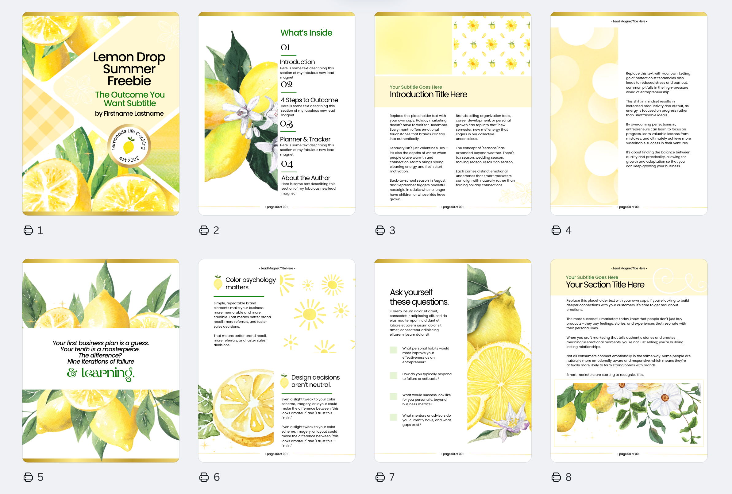 Citrus Blooms Collection