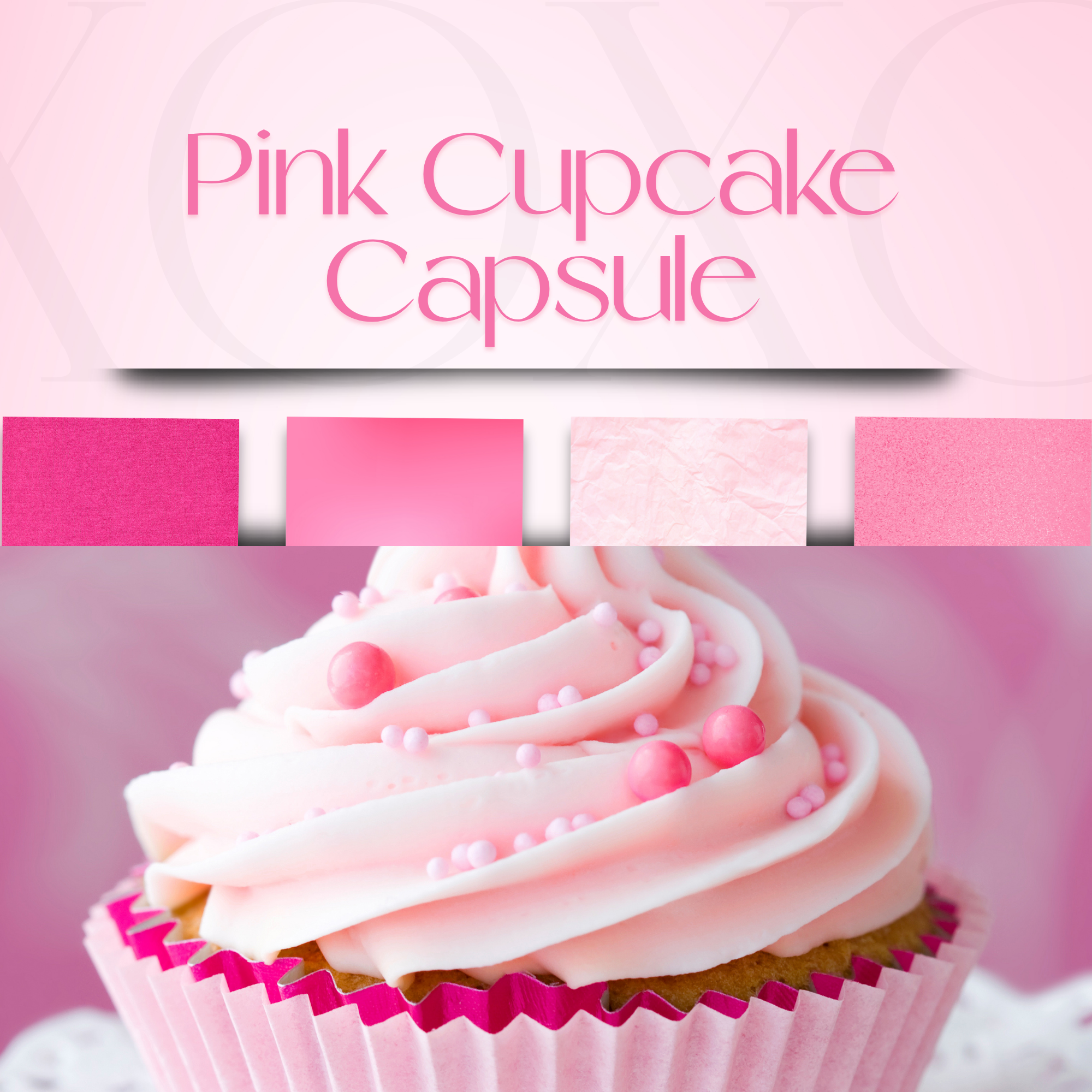 Pink Cupcake Capsule