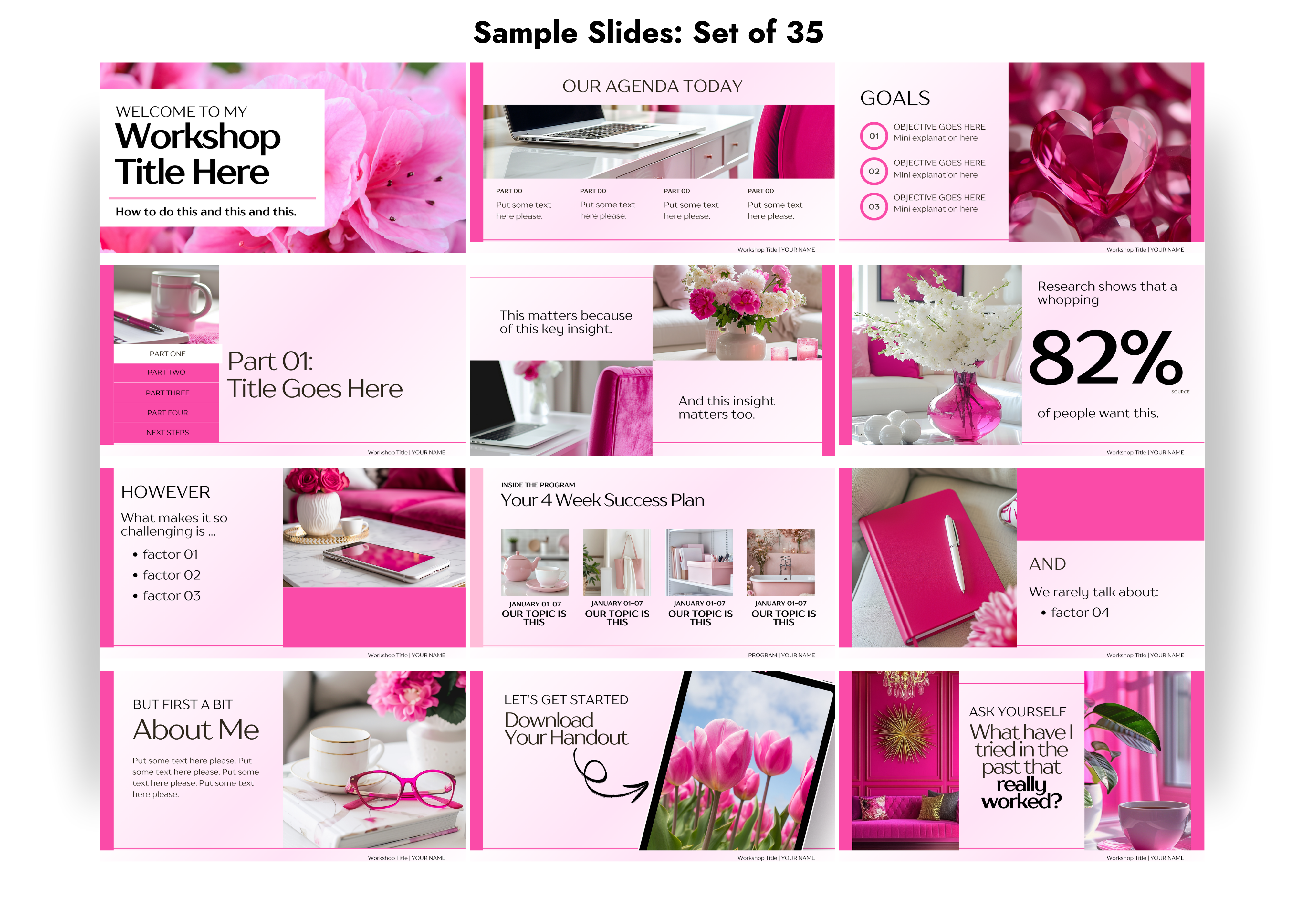 Pink Spring Workshop Kit
