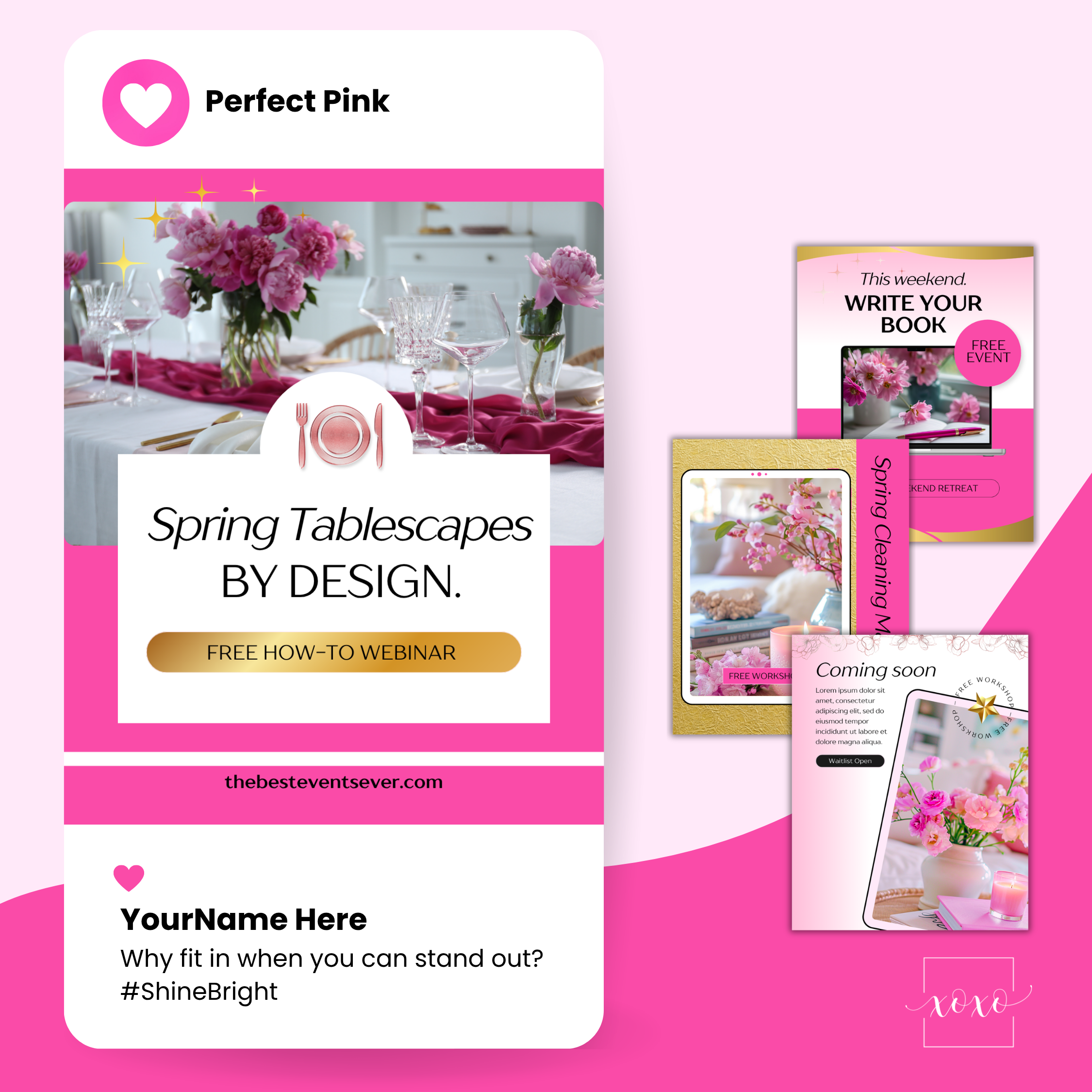 Pink Spring Workshop Kit