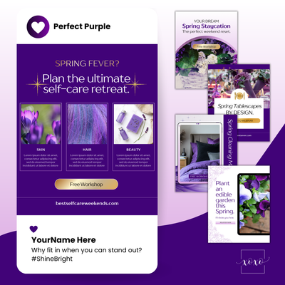 Purple Spring Workshop Kit