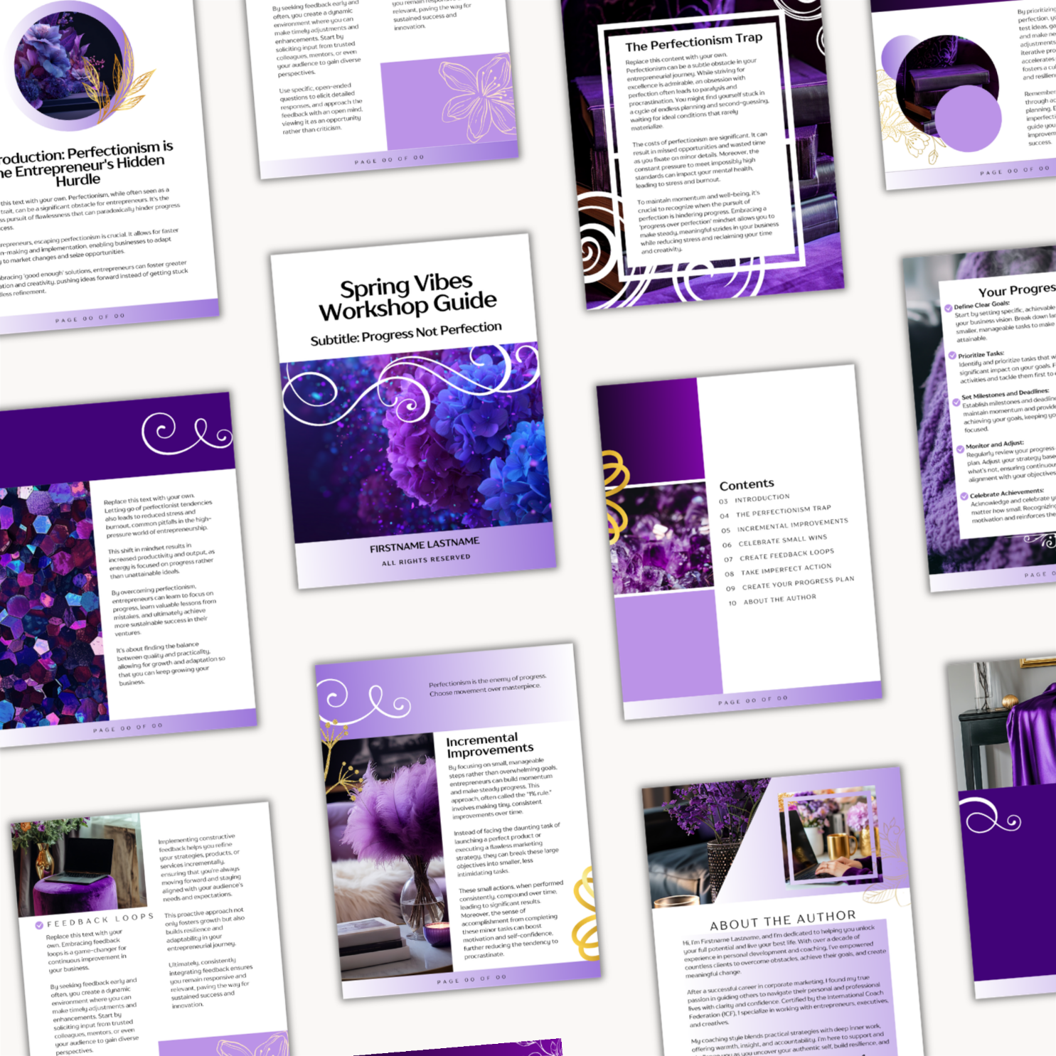 Purple Spring Workshop Kit