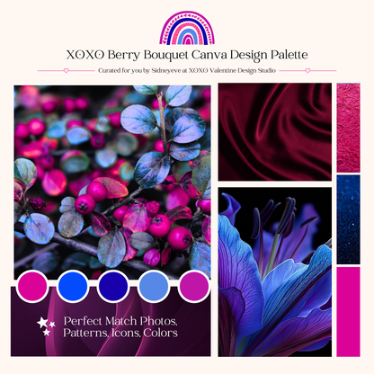 Berry Bouquet Canva Design Assets
