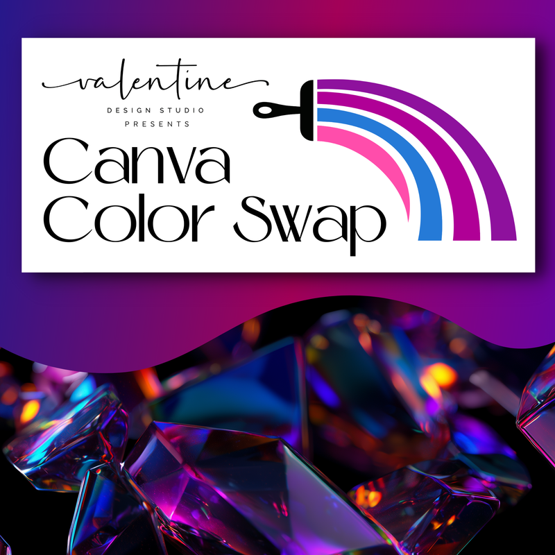 Jewel Tones & Gemstones: A Canva Color Swap