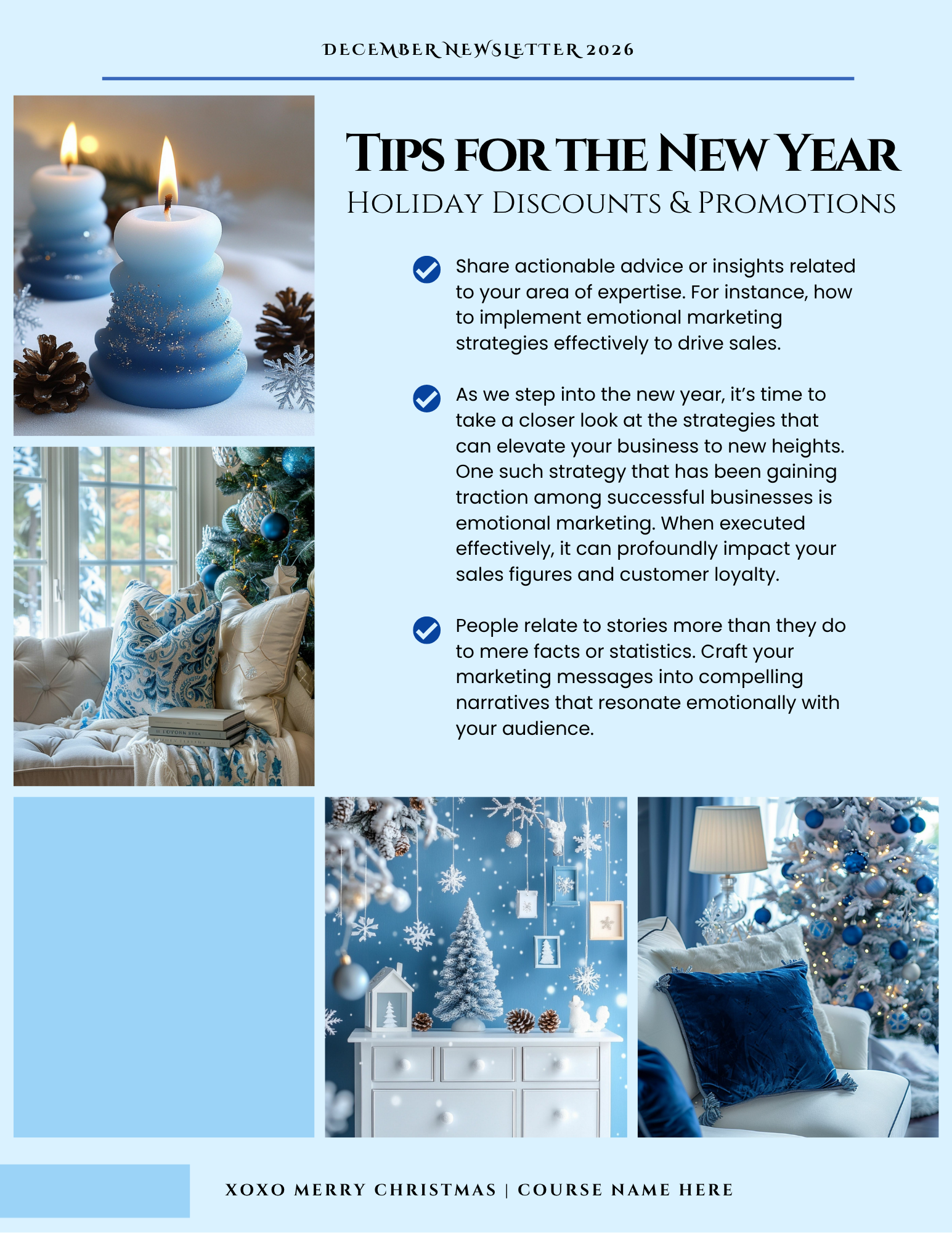 Blue Christmas Collection