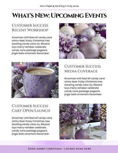 Purple Christmas Collection