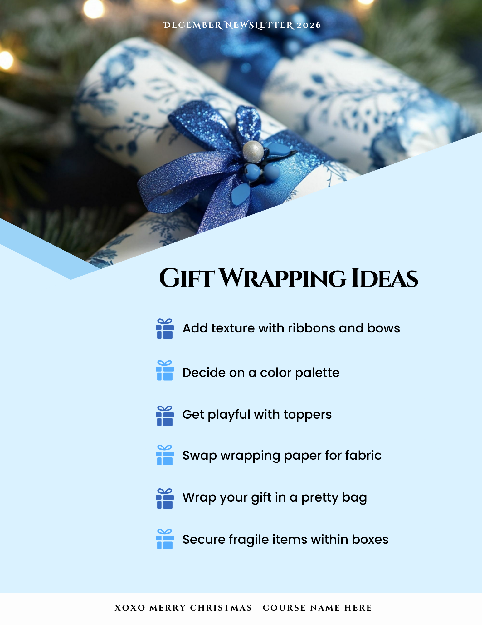 Blue Christmas Collection