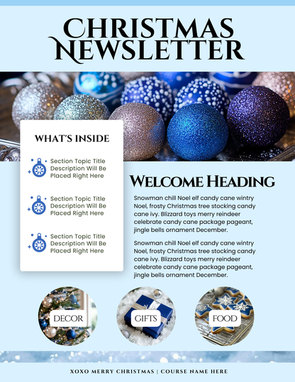 Blue Christmas Collection