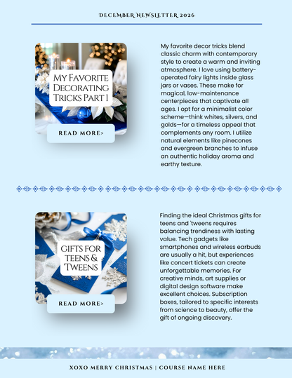 Blue Christmas Collection