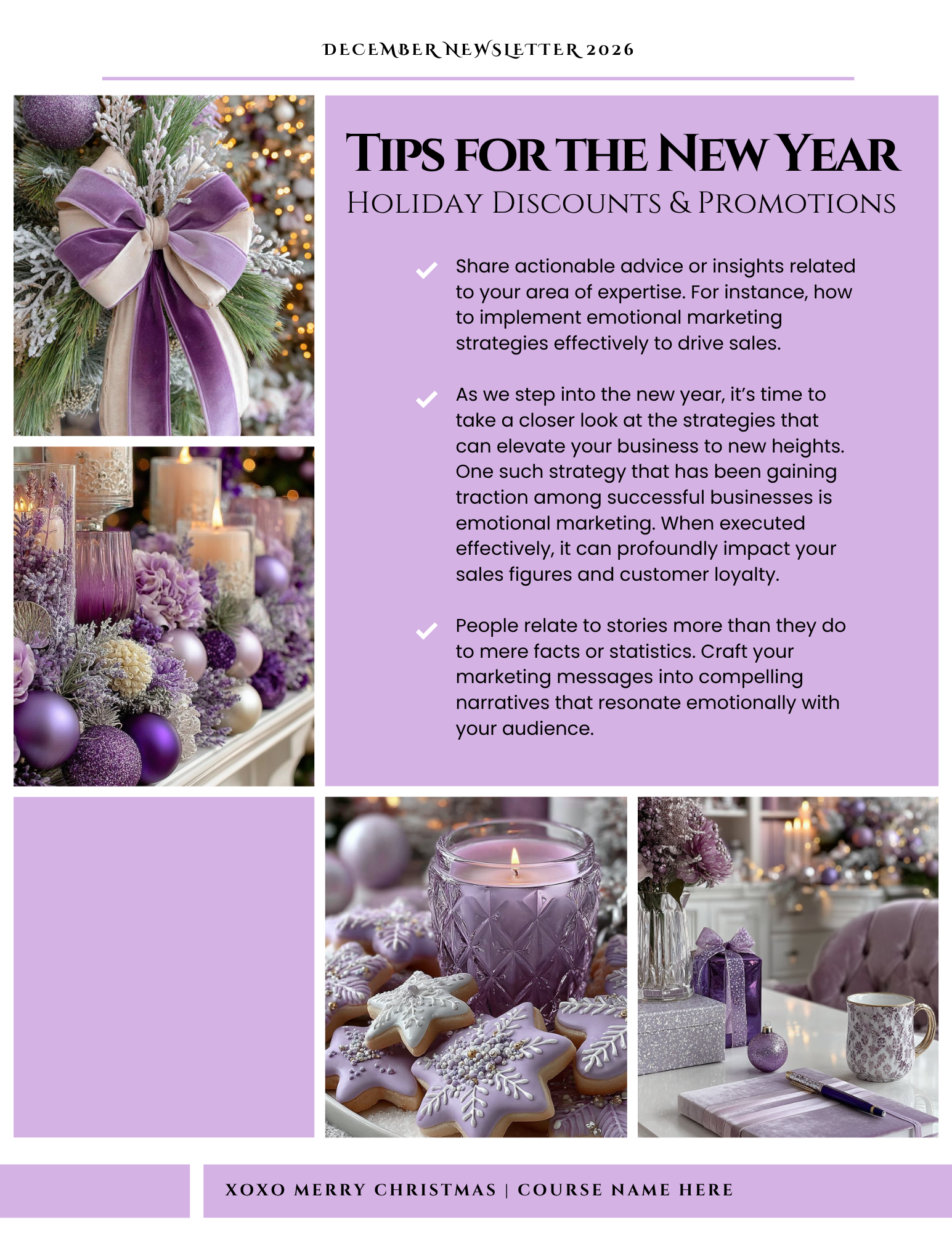 Purple Christmas Collection