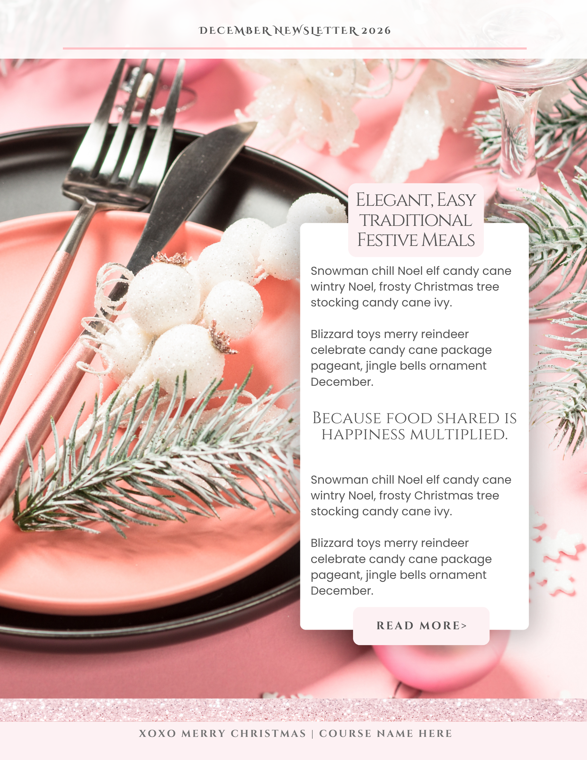 Pink Christmas Collection