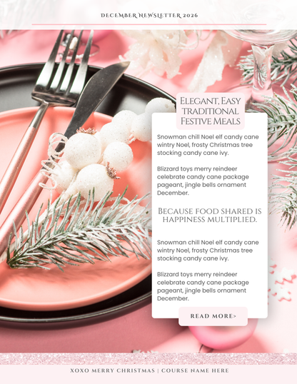 Pink Christmas Collection