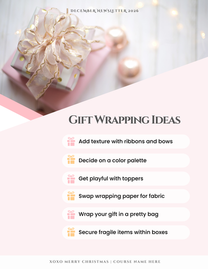 Pink Christmas Collection