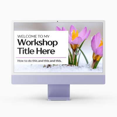 Violet Spring Workshop Kit